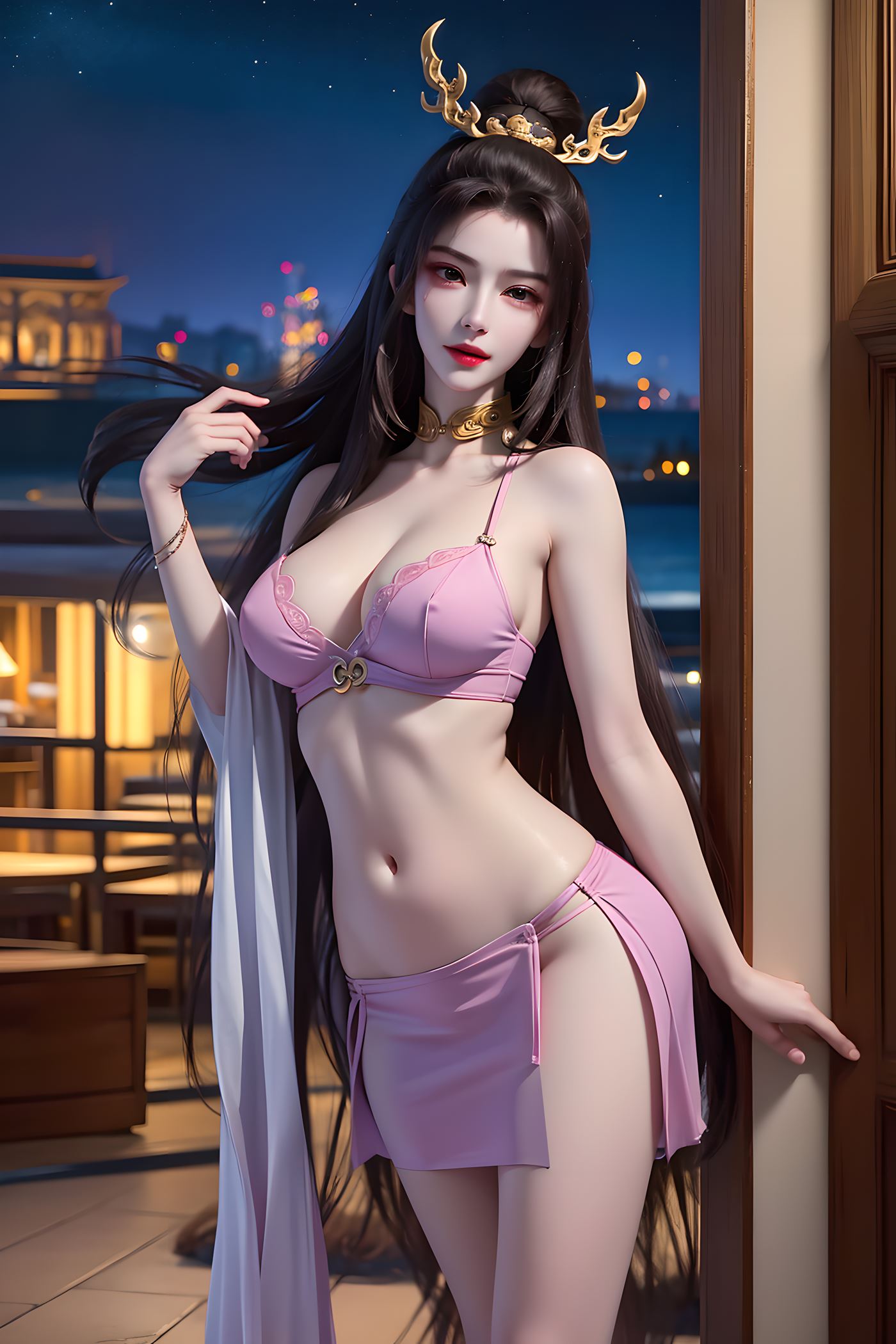 图片[31]-AI绘画 479 天狐仙子泳装[47P] – 速更版-美库