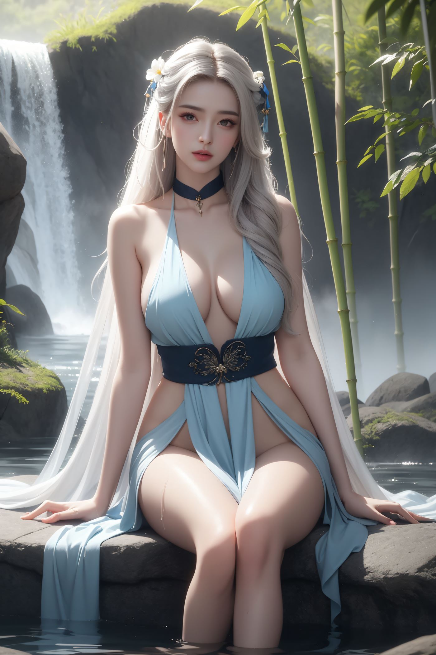 图片[23]-AI绘画 484 仙女出浴[54P] – 速更版-美库