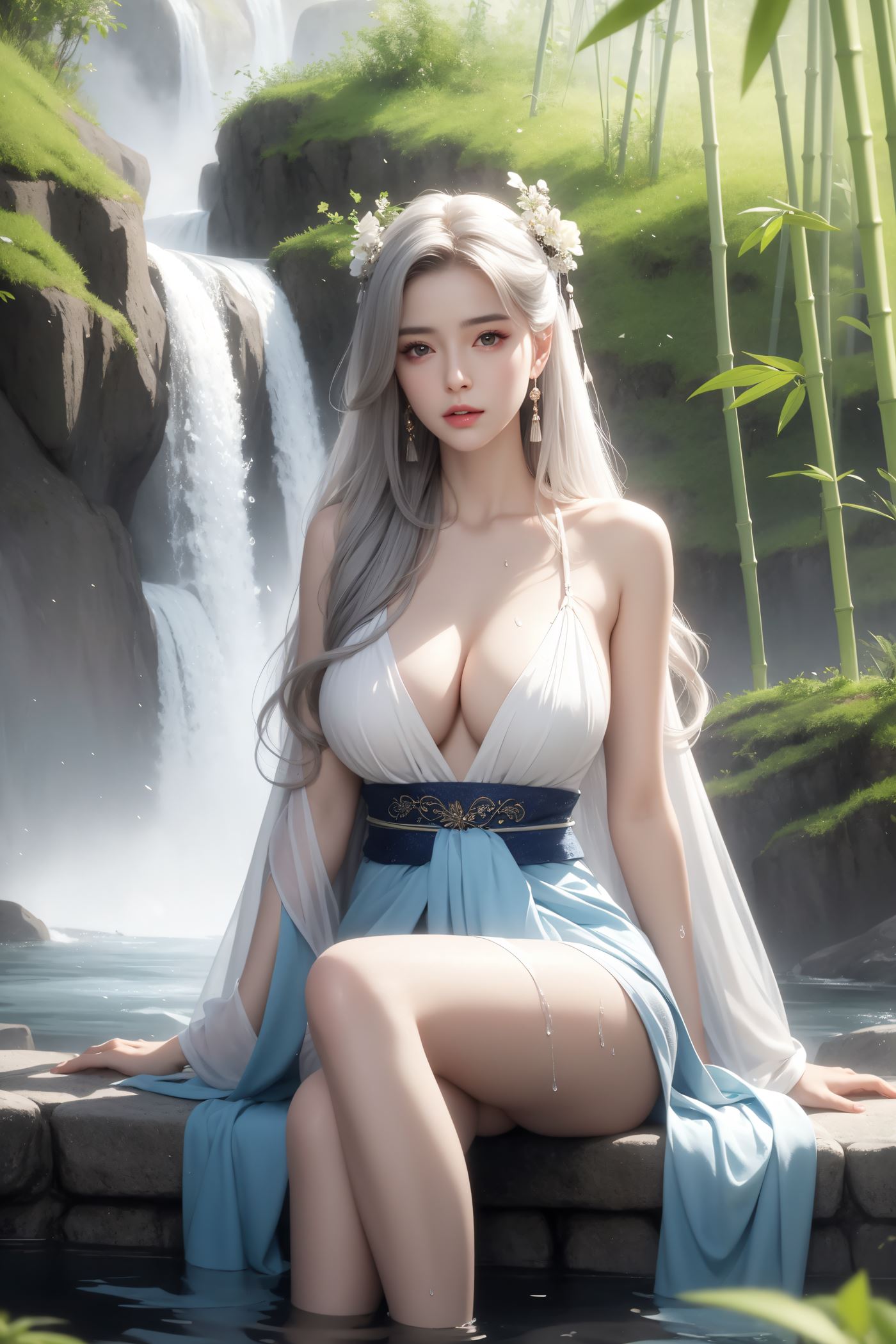 图片[27]-AI绘画 484 仙女出浴[54P] – 速更版-美库