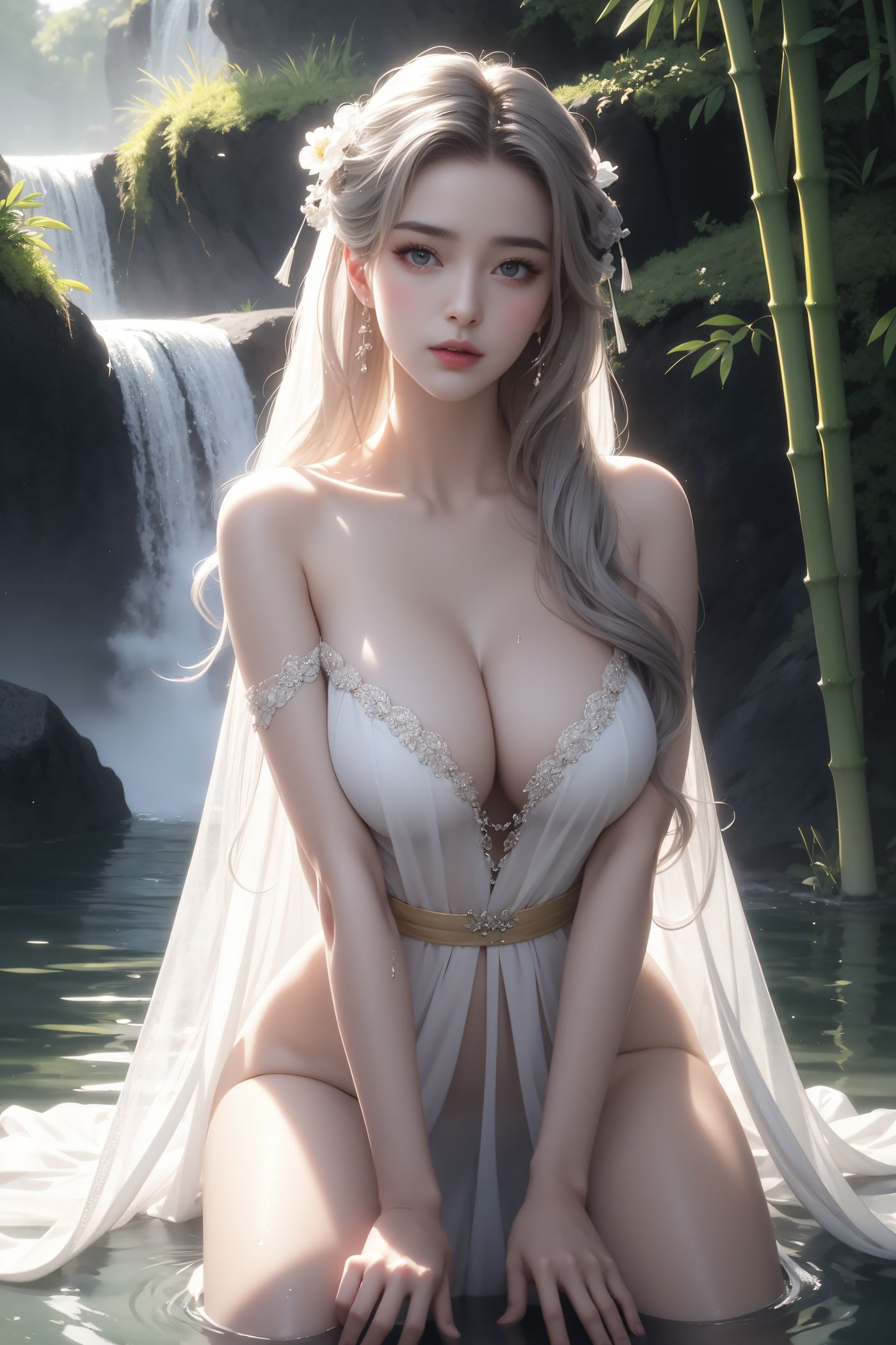 图片[33]-AI绘画 484 仙女出浴[54P] – 速更版-美库