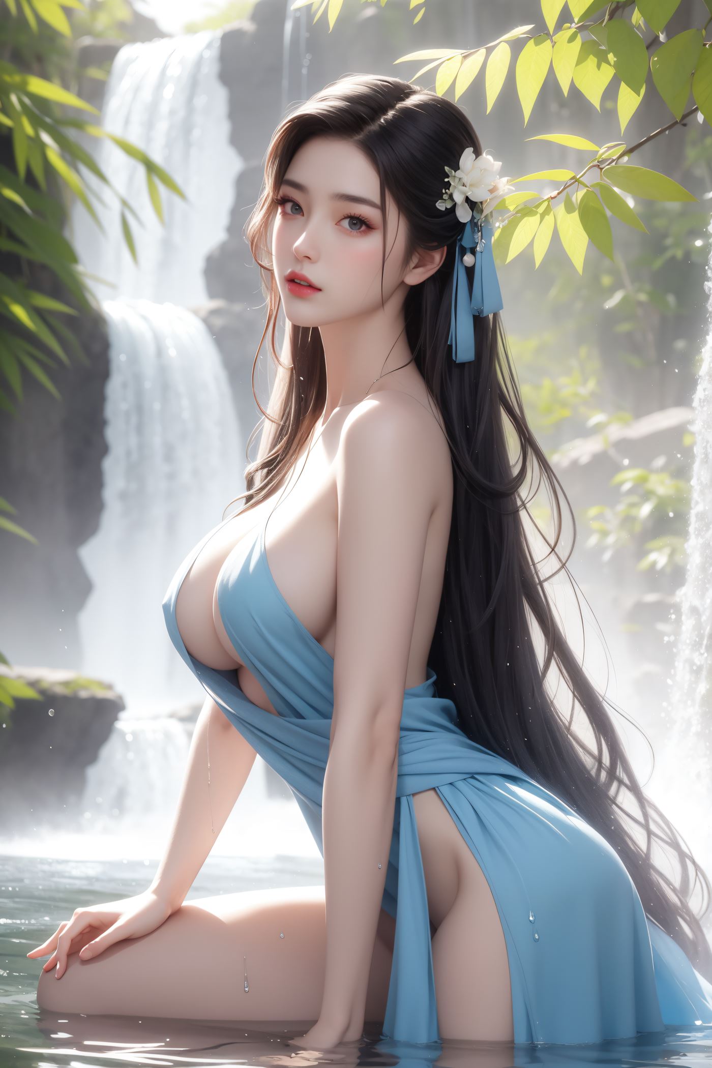 图片[35]-AI绘画 484 仙女出浴[54P] – 速更版-美库