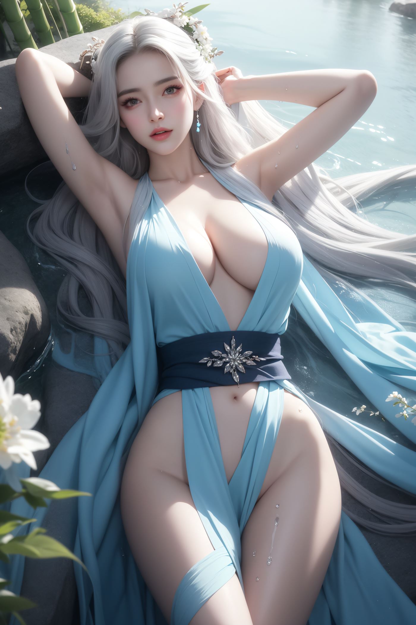 图片[43]-AI绘画 484 仙女出浴[54P] – 速更版-美库