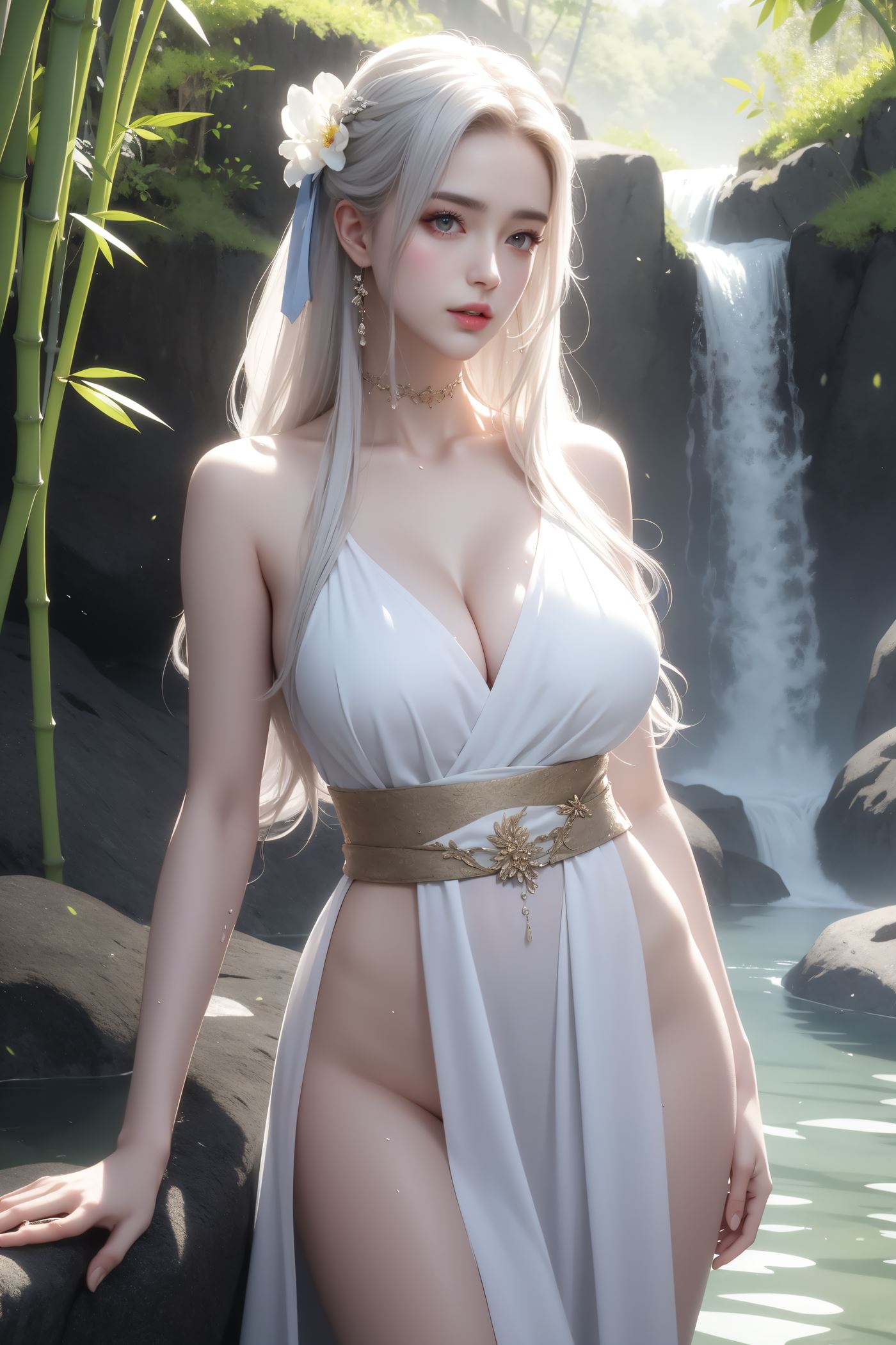 图片[50]-AI绘画 484 仙女出浴[54P] – 速更版-美库