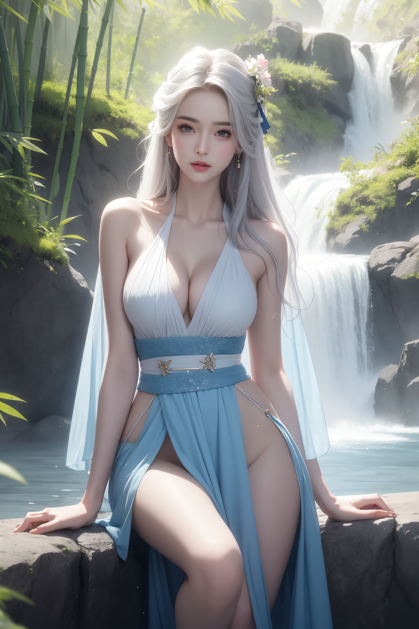 图片[51]-AI绘画 484 仙女出浴[54P] – 速更版-美库