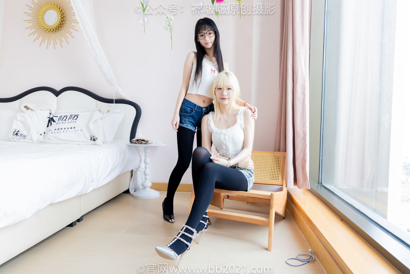 图片[20]-[BoBoSocks袜啵啵]NO.498 小甜豆&甜甜圈-两双高跟鞋、两双板鞋、厚黑丝、厚橘丝、厚紫丝[84P] – 速更版-美库