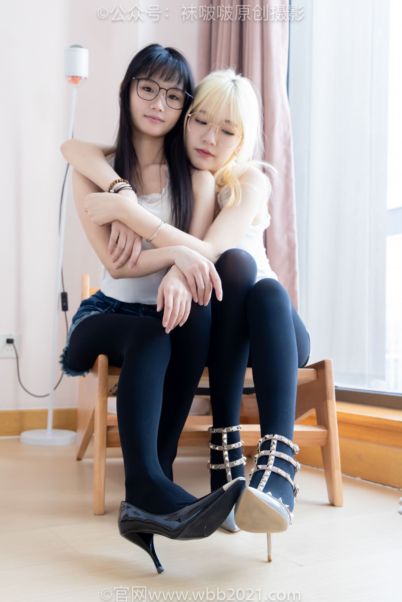 图片[32]-[BoBoSocks袜啵啵]NO.498 小甜豆&甜甜圈-两双高跟鞋、两双板鞋、厚黑丝、厚橘丝、厚紫丝[84P] – 速更版-美库