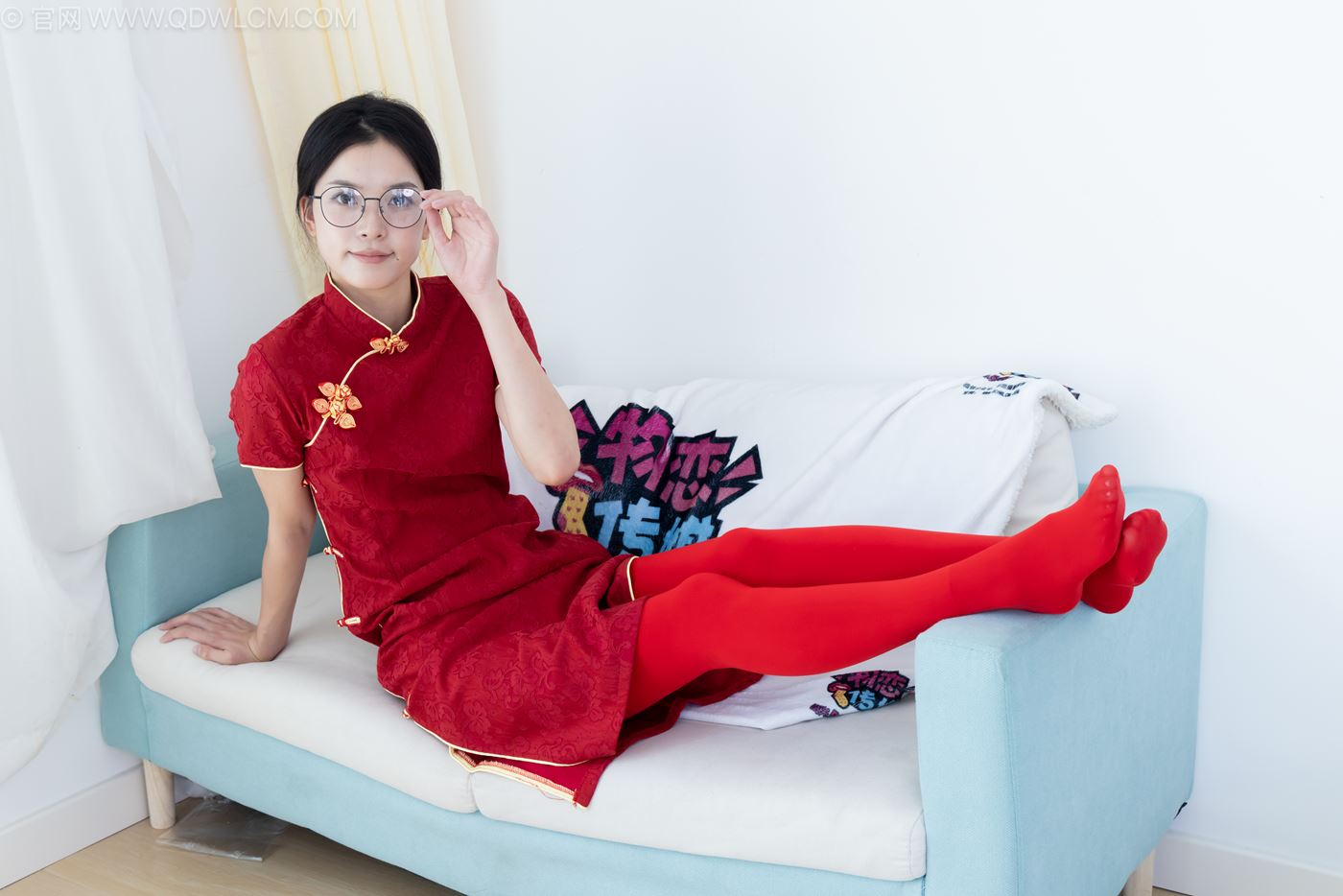 图片[91]-物恋传媒 NO.2236 茯苓-红色低跟鞋、厚款红色丝、皮筋绑脚老头乐挠脚剧情[96P] – 速更版-美库