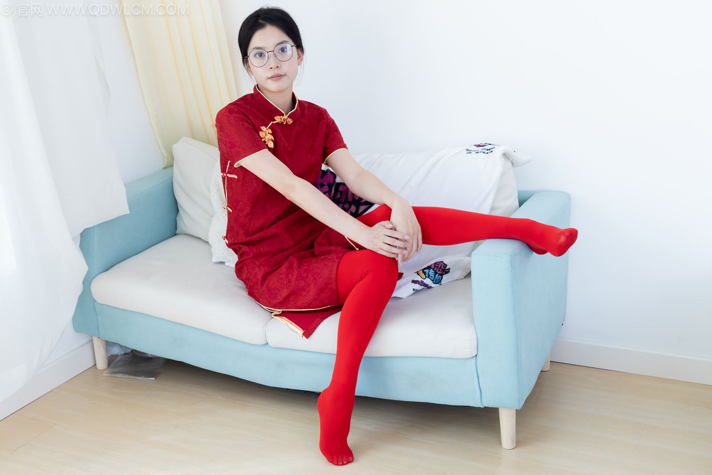 图片[94]-物恋传媒 NO.2236 茯苓-红色低跟鞋、厚款红色丝、皮筋绑脚老头乐挠脚剧情[96P] – 速更版-美库