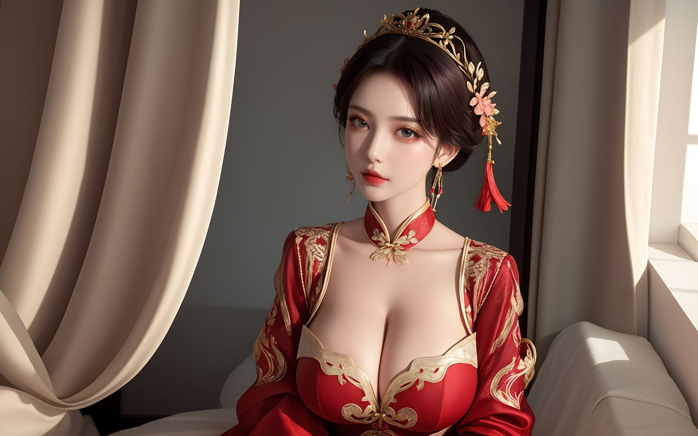 图片[46]-AI绘画 486 新娘姐妹花[46P] – 速更版-美库