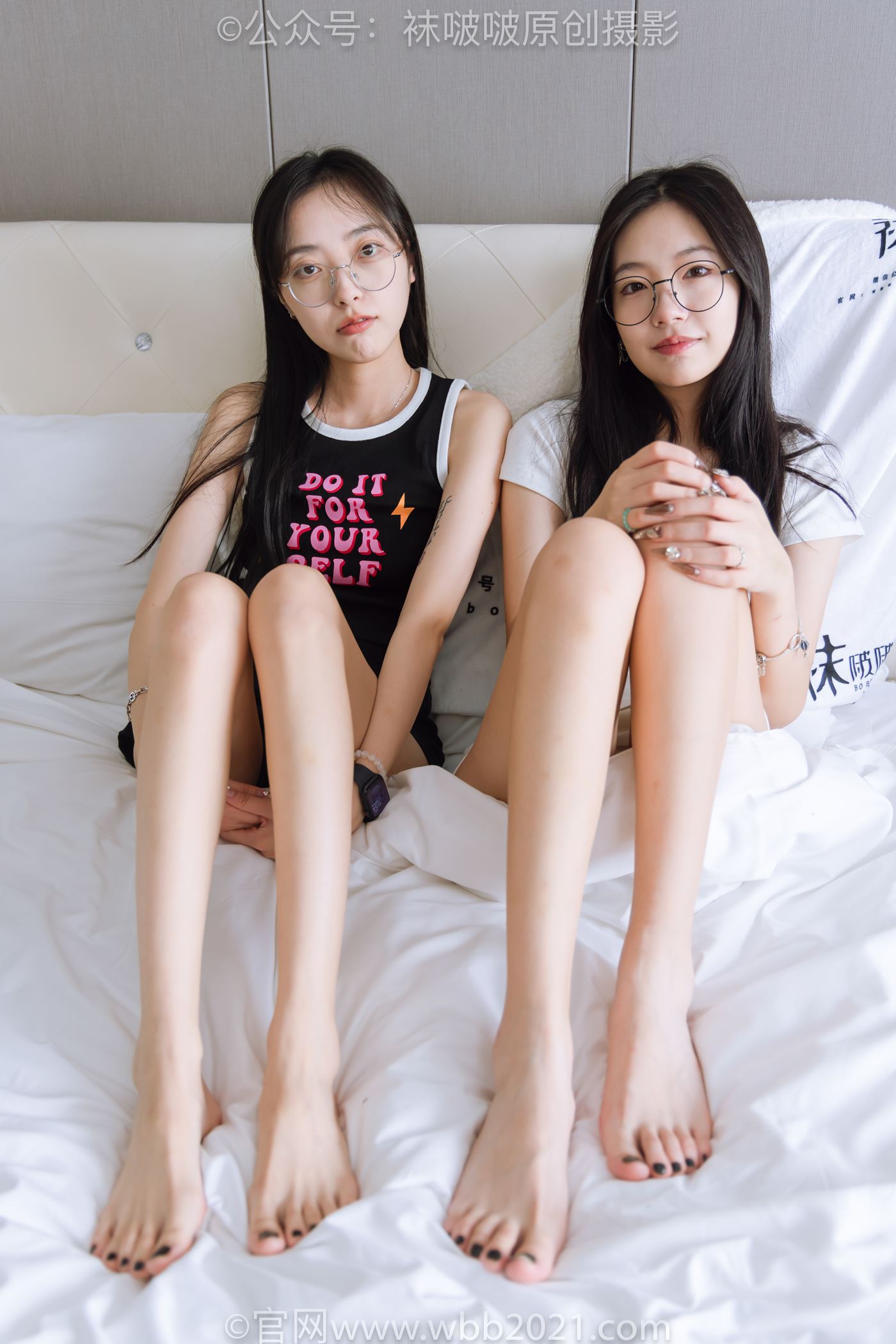 图片[45]-[BoBoSocks袜啵啵]NO.500 小甜豆&稚予 两双高跟鞋、两双人字拖、短黑丝、短白丝、裸足[145P] – 速更版-美库