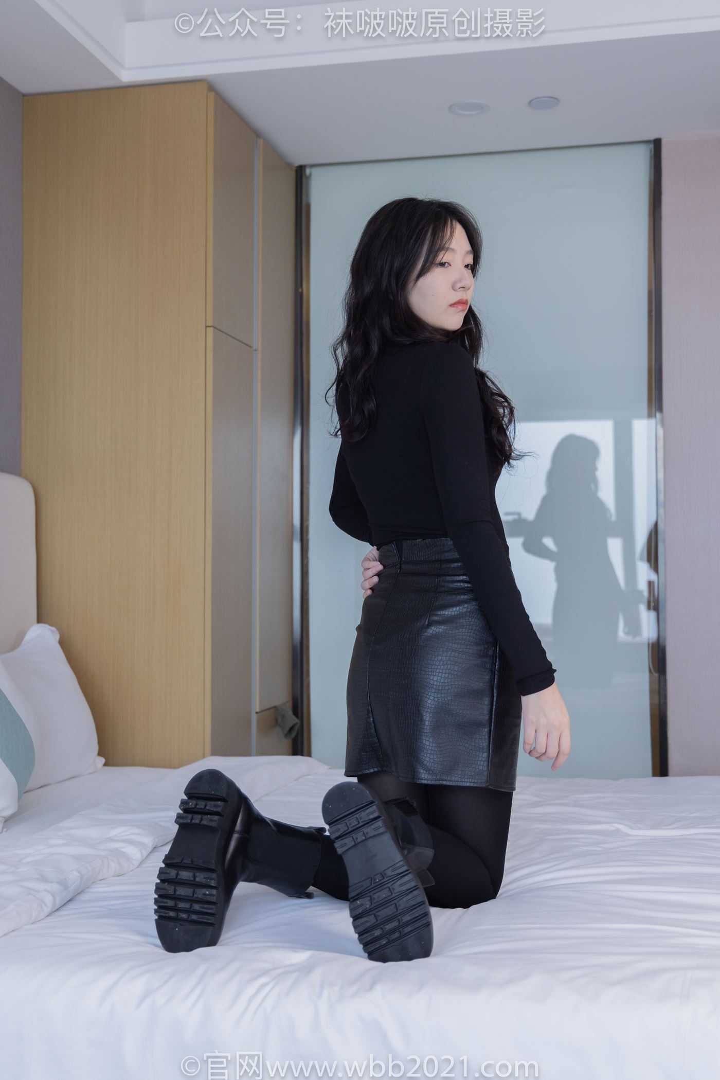 图片[24]-[BoBoSocks袜啵啵]NO.501 小甜豆 短靴、长靴、厚黑丝[99P] – 速更版-美库