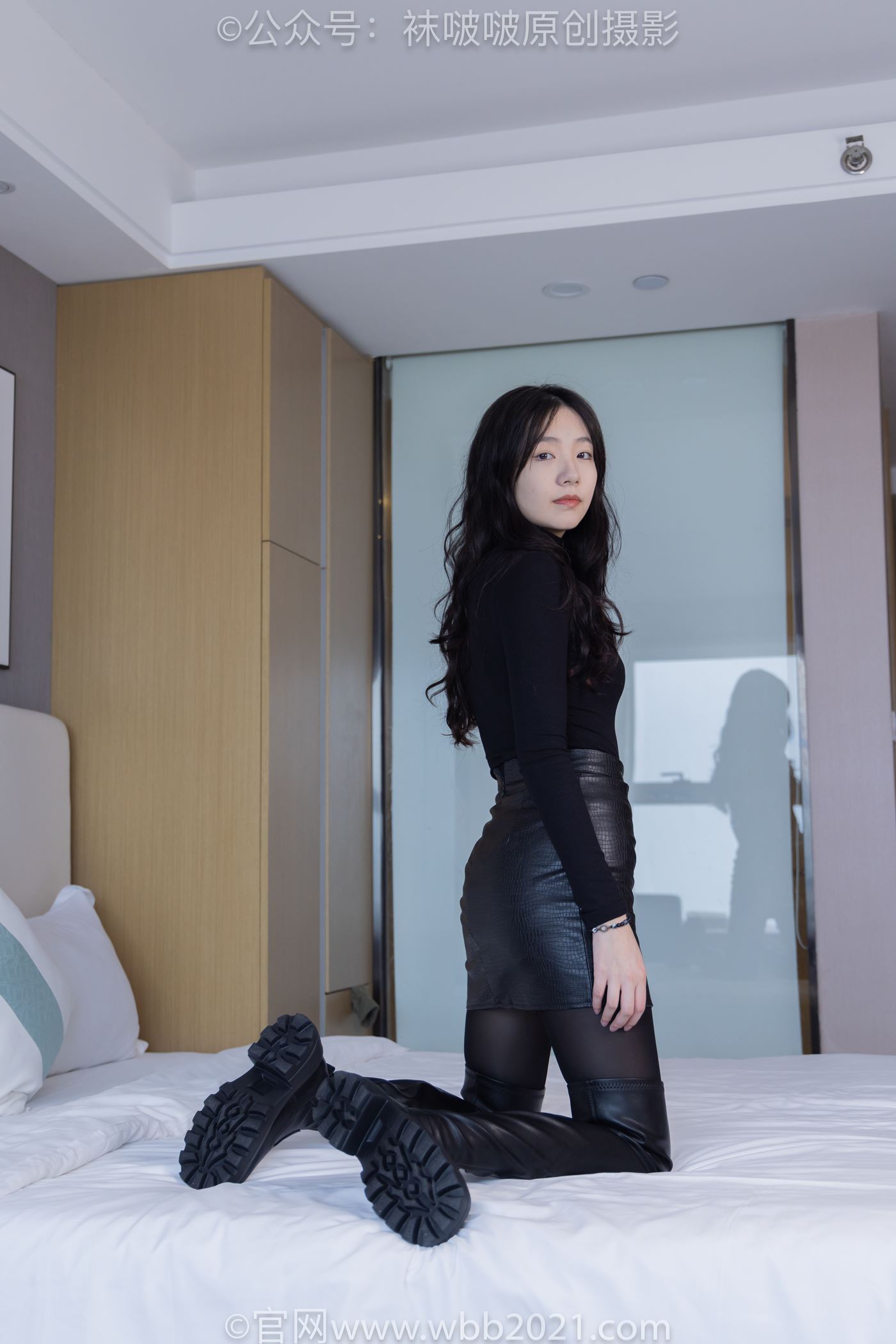 图片[38]-[BoBoSocks袜啵啵]NO.501 小甜豆 短靴、长靴、厚黑丝[99P] – 速更版-美库