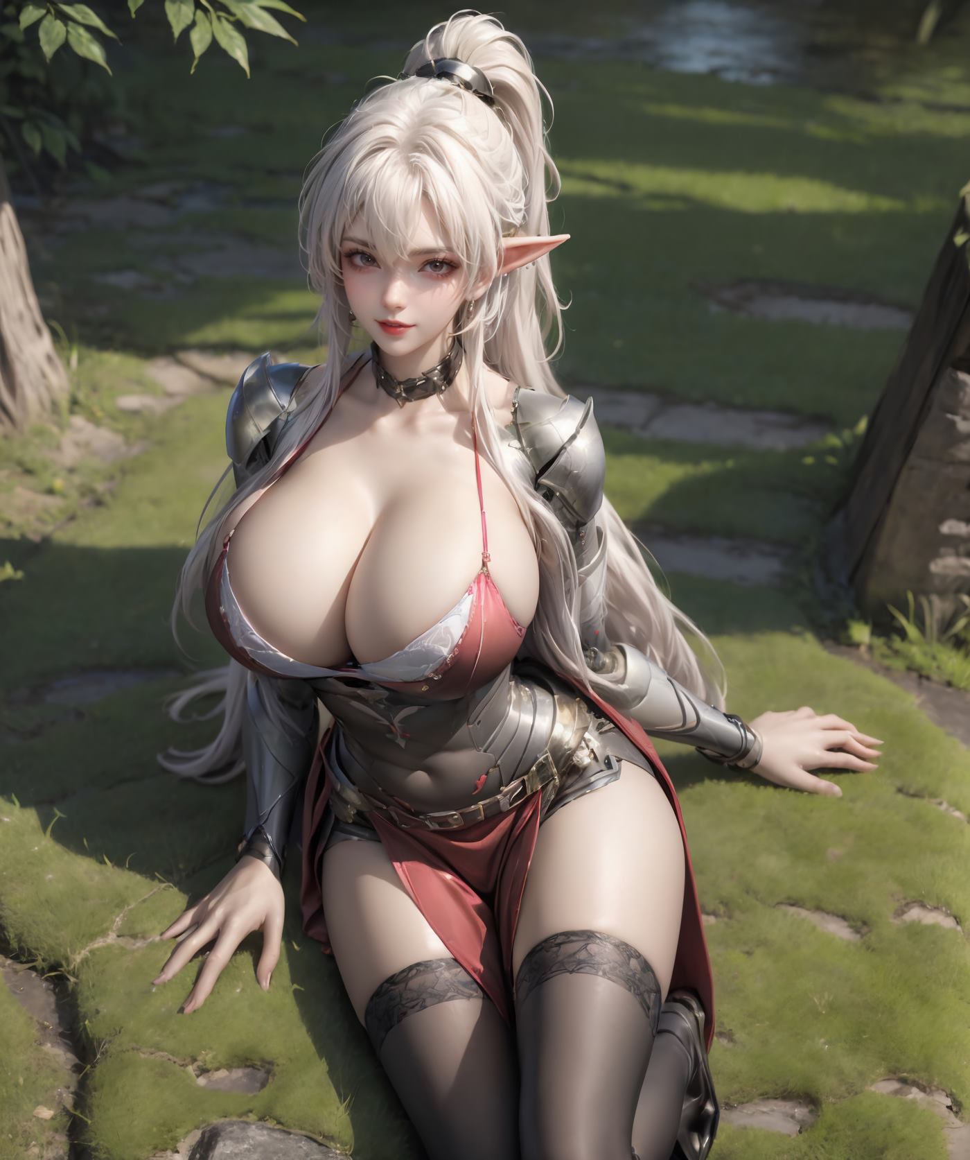 图片[10]-AI绘画 497 精灵女骑士[29P] – 速更版-美库