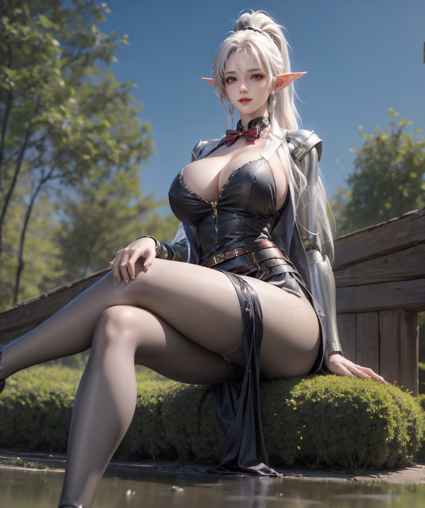 图片[12]-AI绘画 497 精灵女骑士[29P] – 速更版-美库