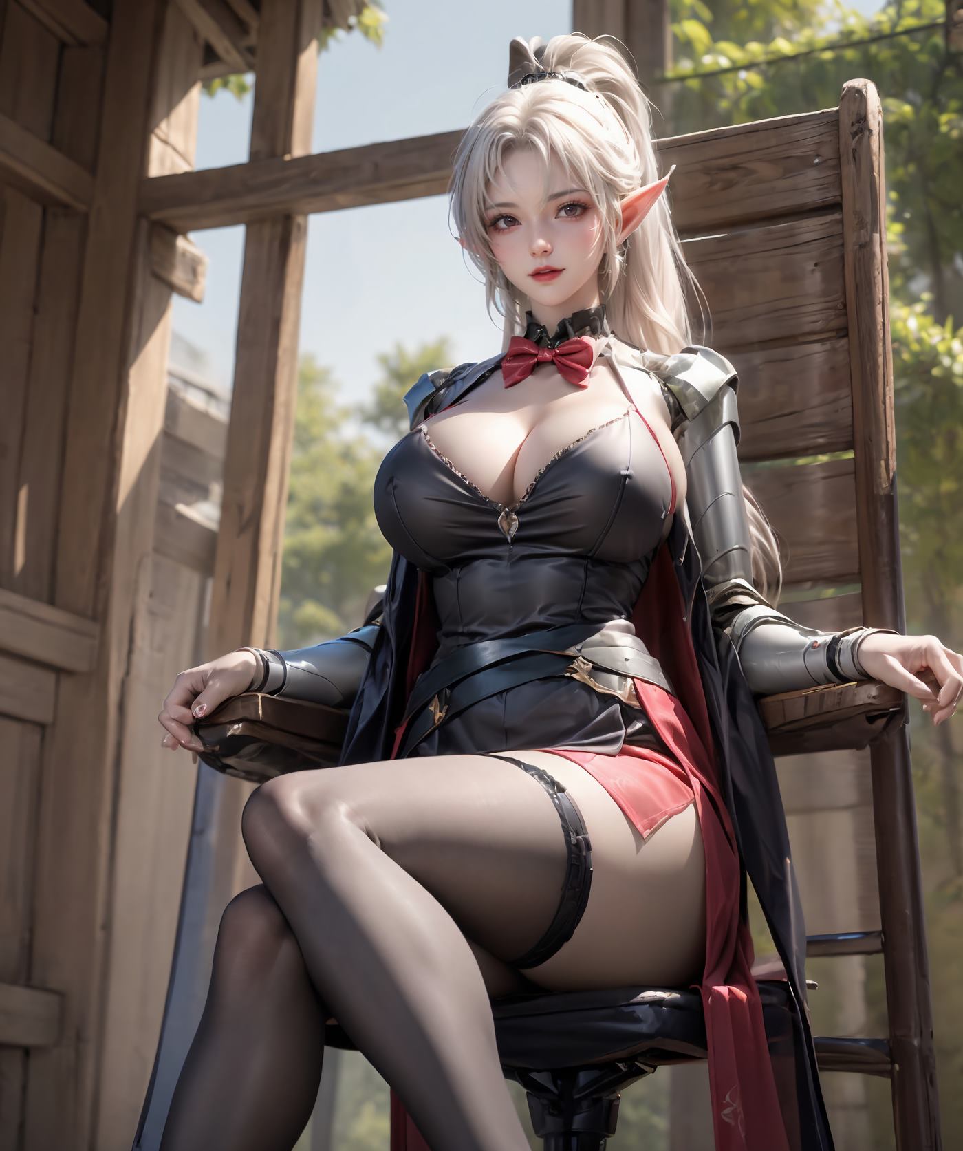 图片[13]-AI绘画 497 精灵女骑士[29P] – 速更版-美库