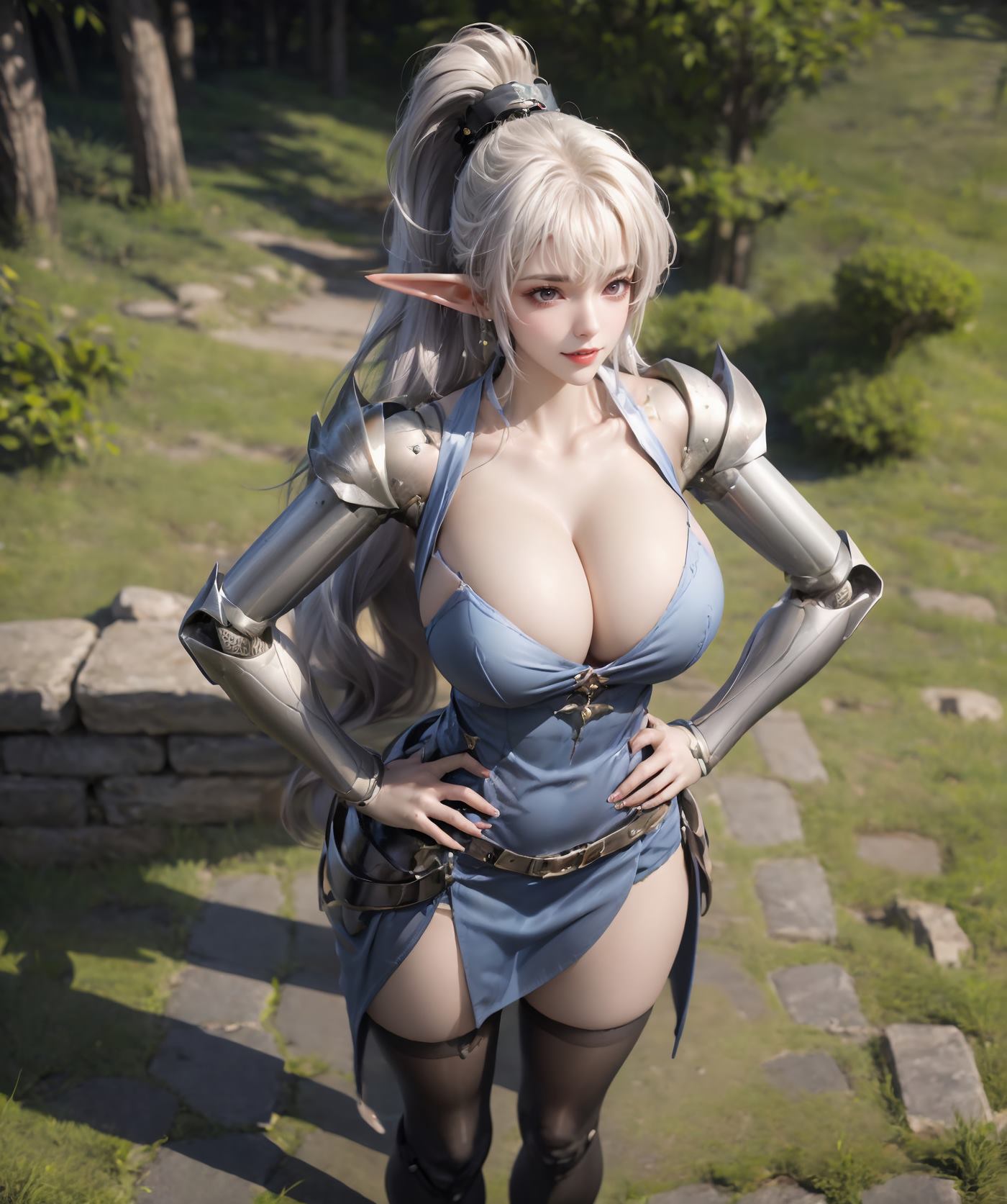 图片[14]-AI绘画 497 精灵女骑士[29P] – 速更版-美库