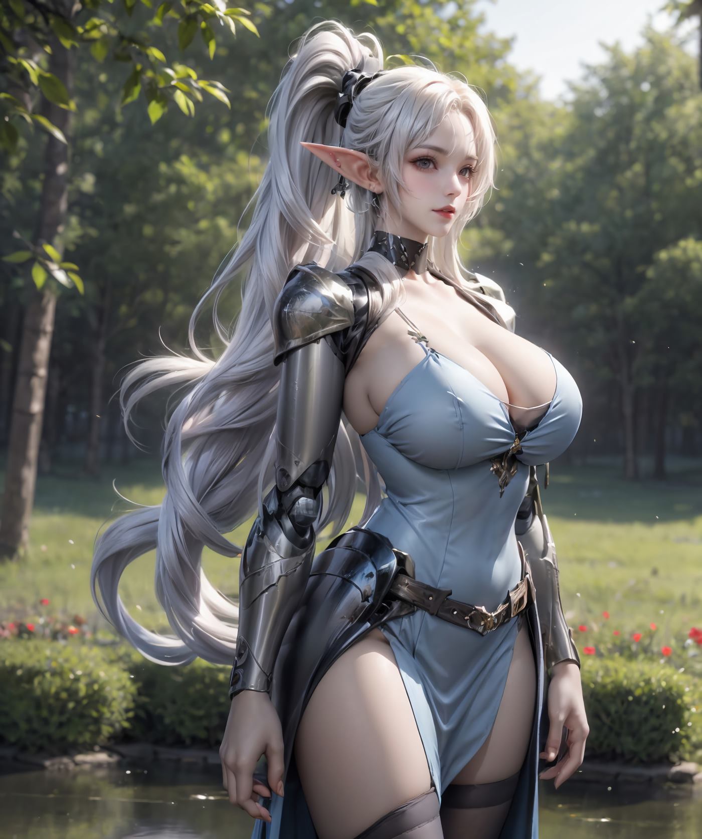 图片[16]-AI绘画 497 精灵女骑士[29P] – 速更版-美库