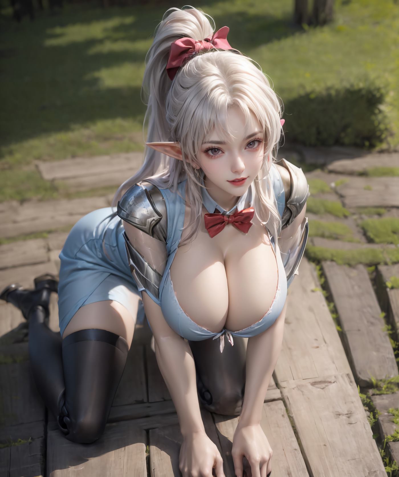 图片[17]-AI绘画 497 精灵女骑士[29P] – 速更版-美库