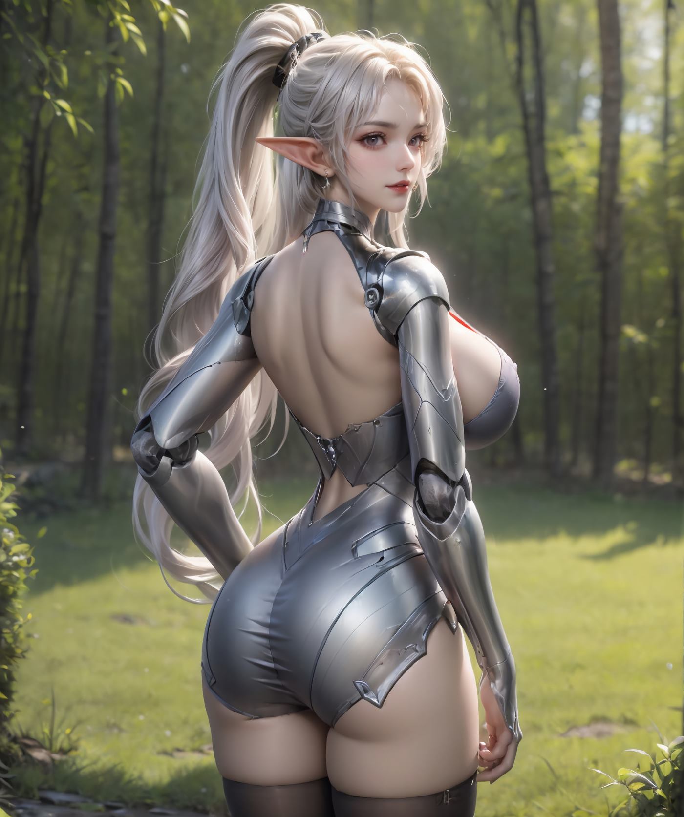 图片[20]-AI绘画 497 精灵女骑士[29P] – 速更版-美库