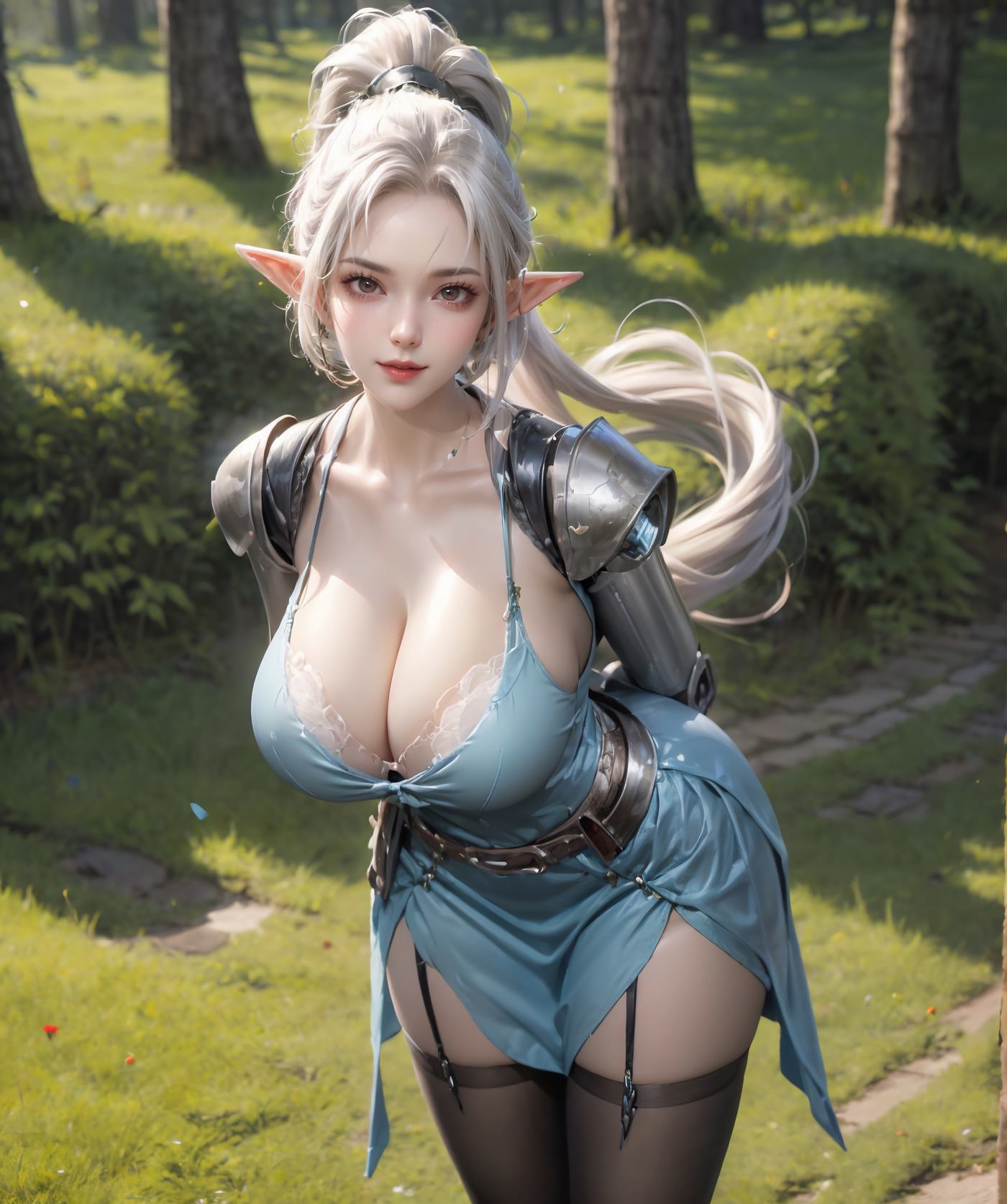 图片[29]-AI绘画 497 精灵女骑士[29P] – 速更版-美库