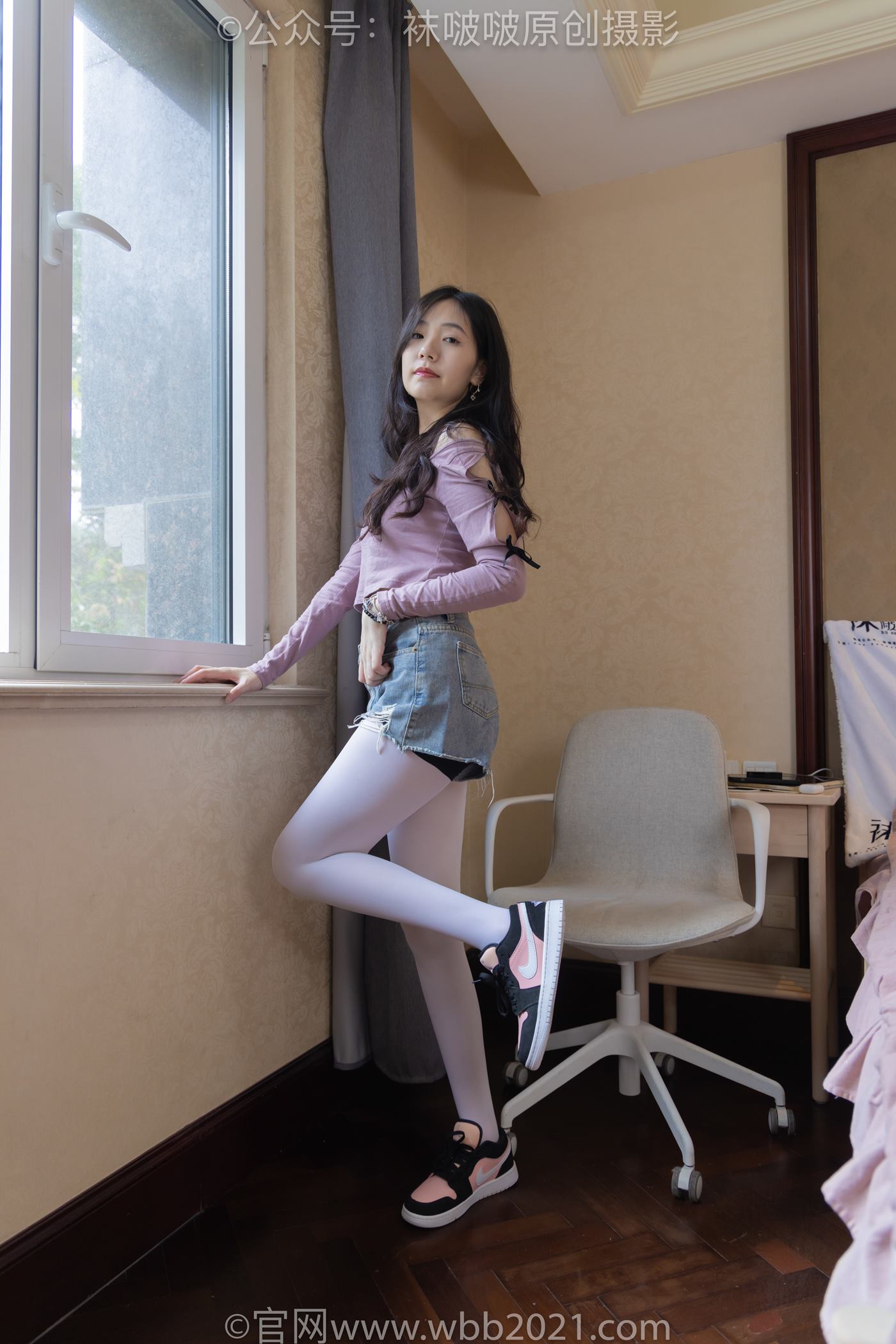 图片[15]-[BoBoSocks袜啵啵]NO.504 小甜豆-板鞋、厚白丝[100P] – 速更版-美库