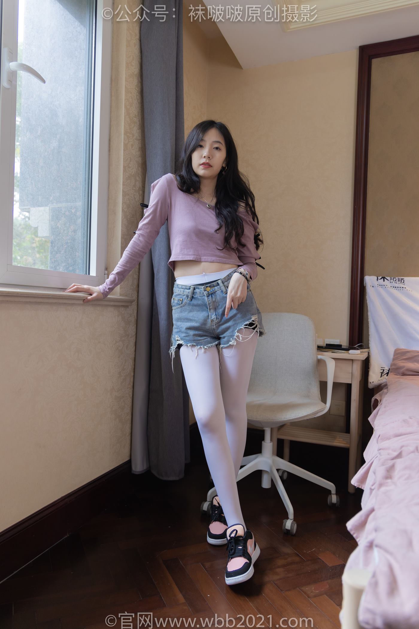 图片[17]-[BoBoSocks袜啵啵]NO.504 小甜豆-板鞋、厚白丝[100P] – 速更版-美库