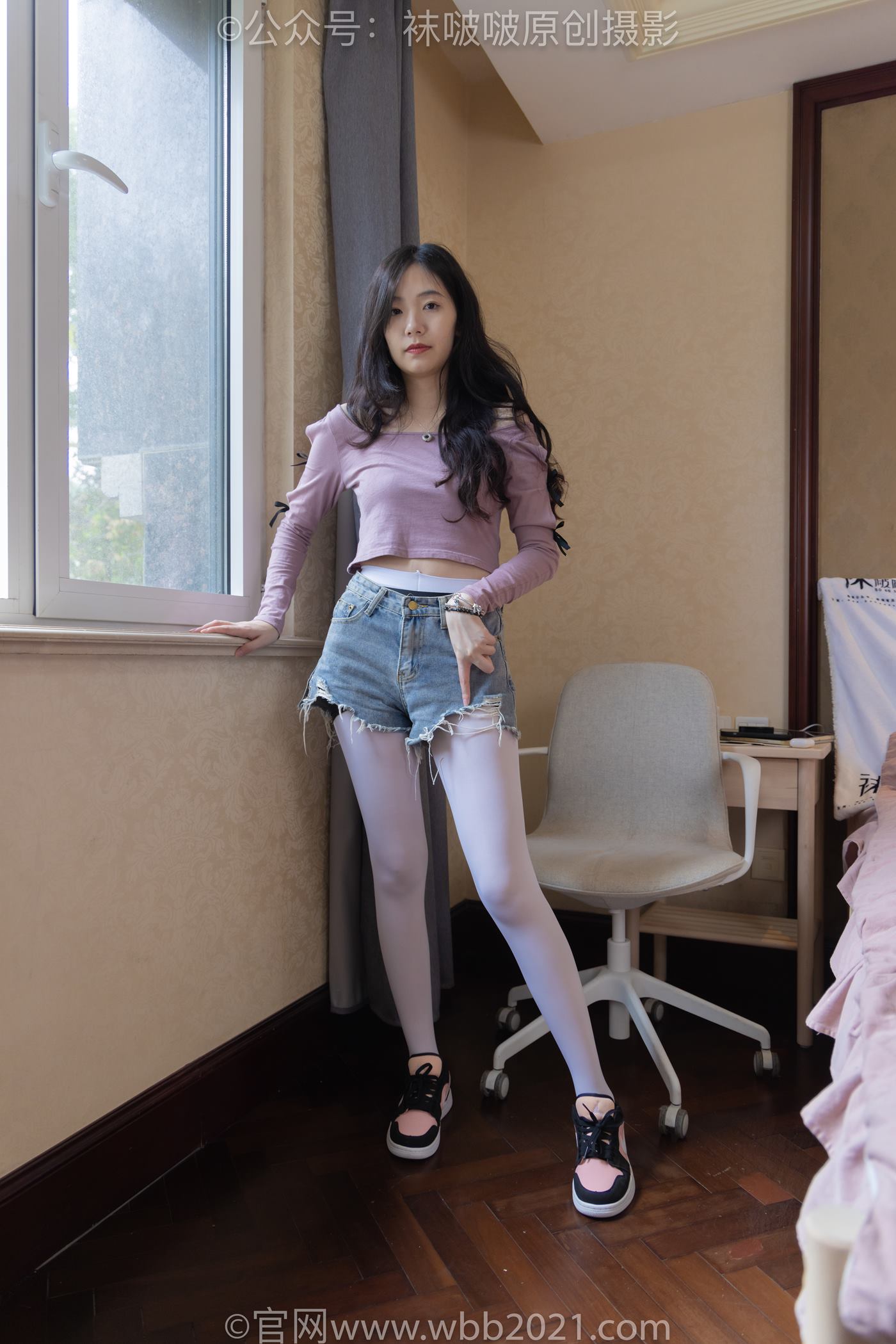 图片[18]-[BoBoSocks袜啵啵]NO.504 小甜豆-板鞋、厚白丝[100P] – 速更版-美库