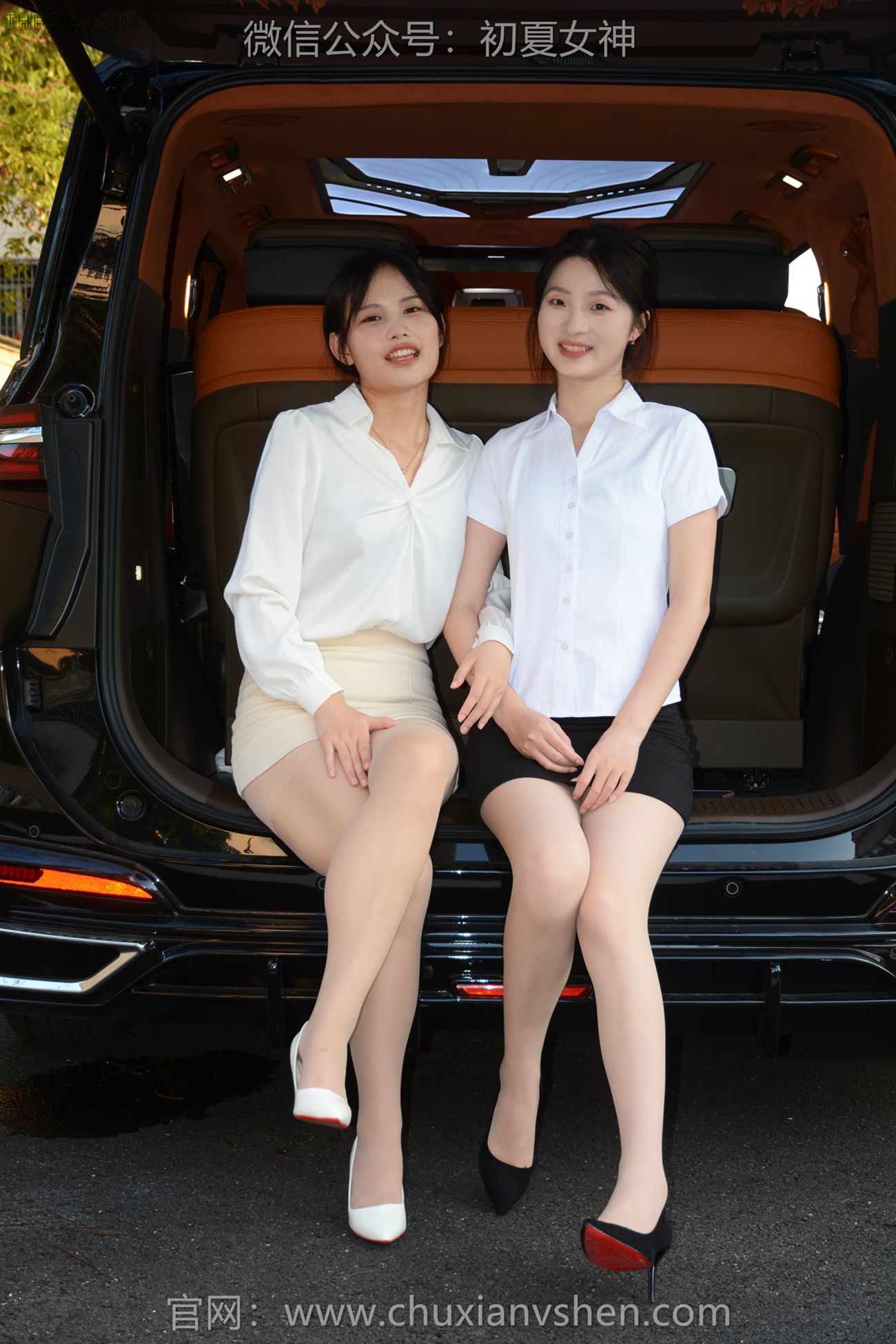 图片[55]-初夏女神 NO.266 安妮、幺幺 浅装车模[84P] – 速更版-美库