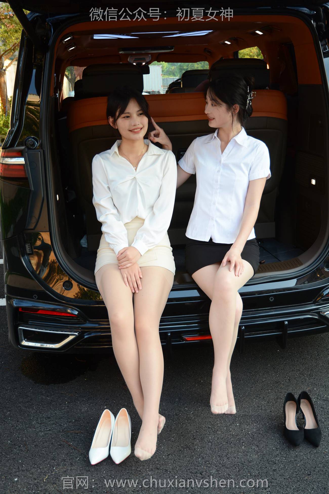 图片[70]-初夏女神 NO.266 安妮、幺幺 浅装车模[84P] – 速更版-美库