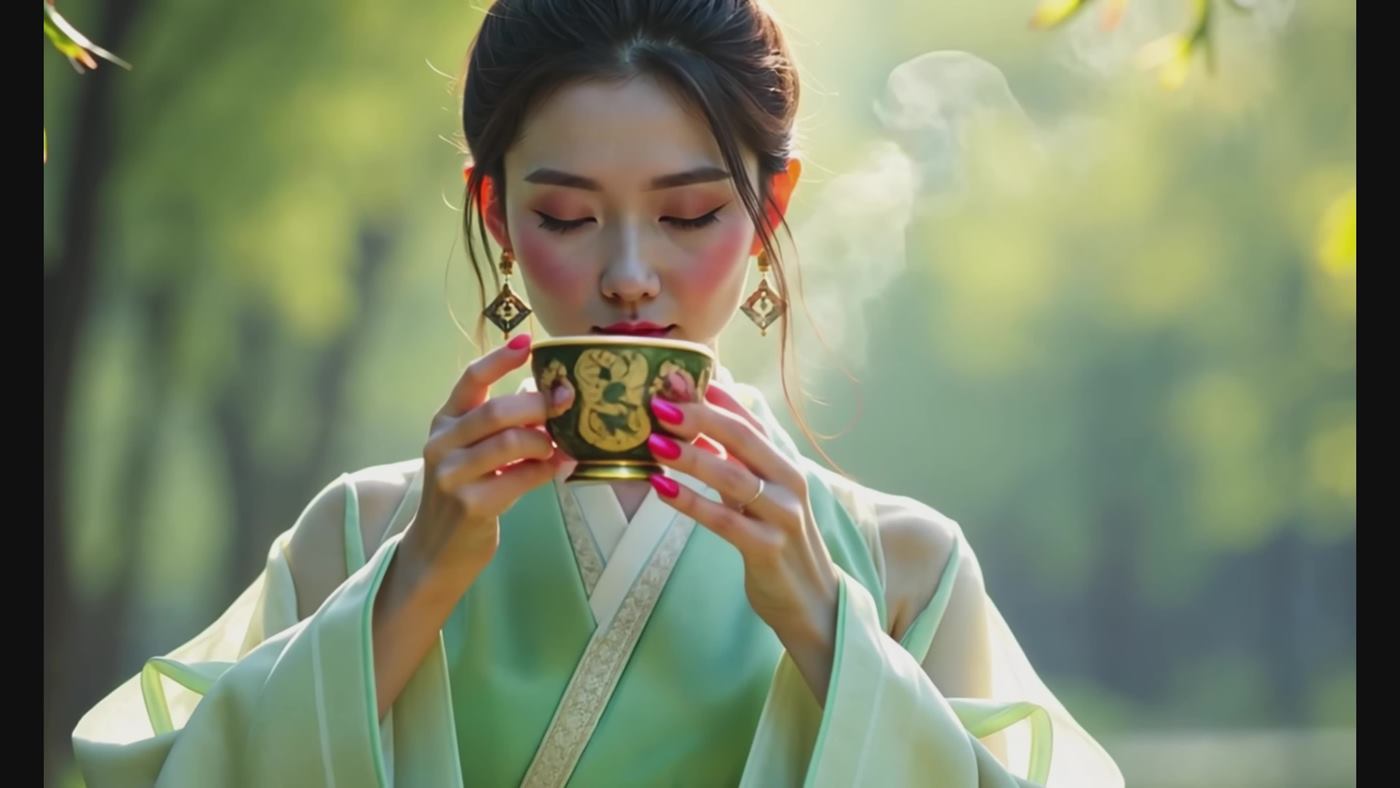 图片[13]-[AI Video]Golden Petals _ Eastern Beauty (AI Creation, 4k Version, No Ads)[20P] – 速更版-美库