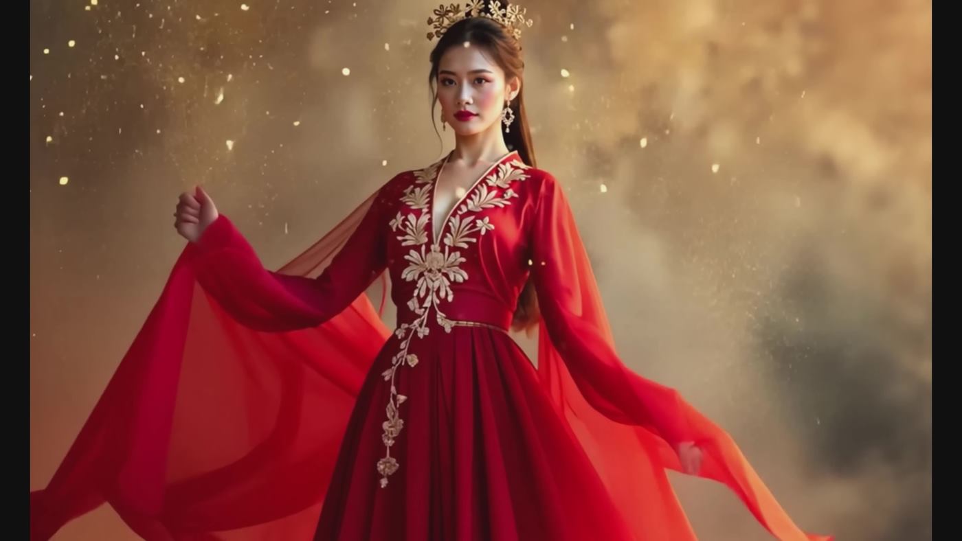 图片[14]-[AI Video]Golden Petals _ Eastern Beauty (AI Creation, 4k Version, No Ads)[20P] – 速更版-美库