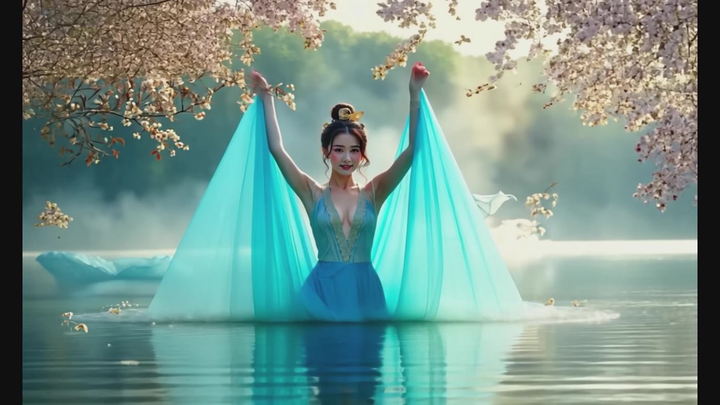 图片[16]-[AI Video]Golden Petals _ Eastern Beauty (AI Creation, 4k Version, No Ads)[20P] – 速更版-美库