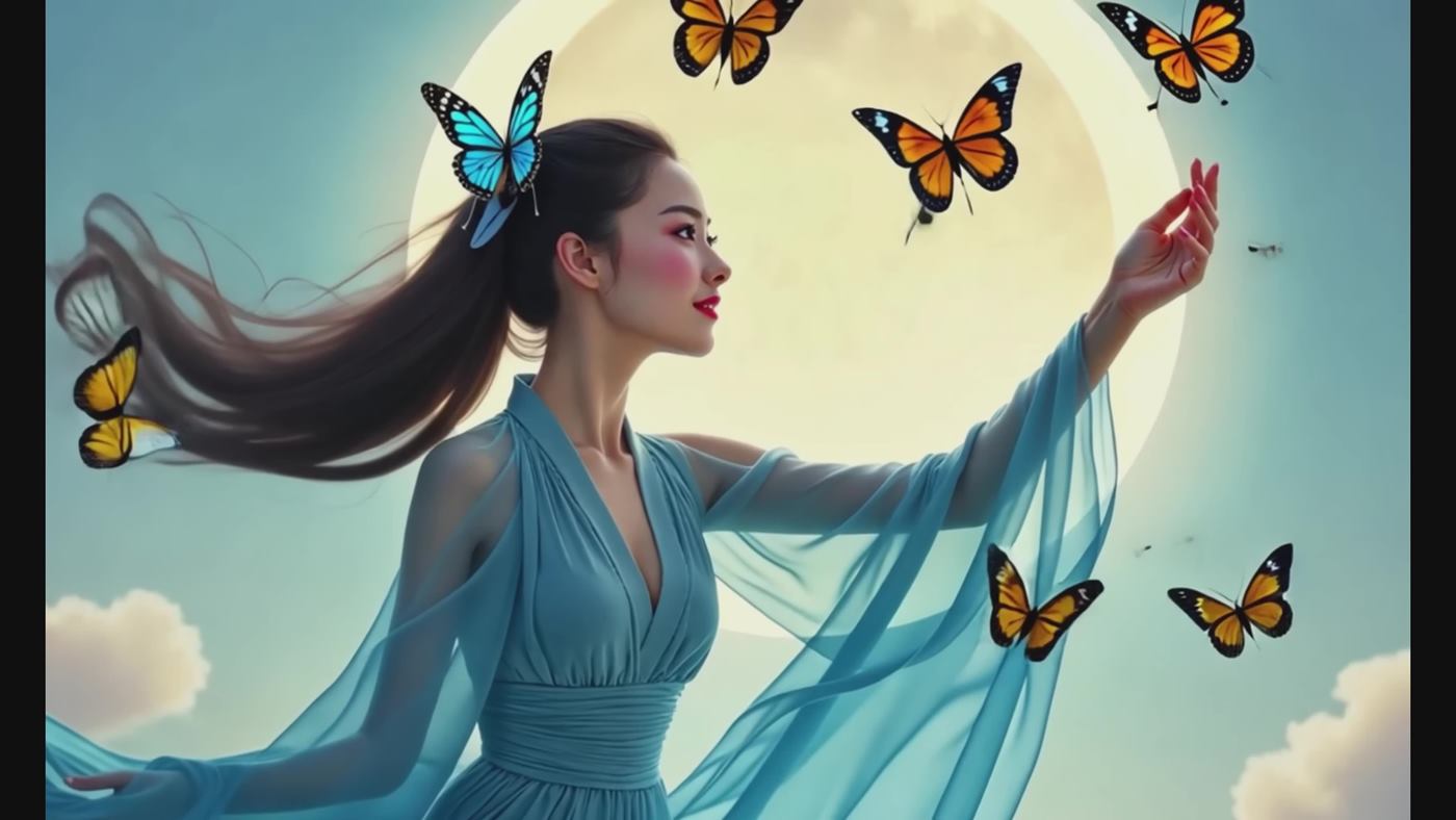 图片[21]-[AI Video]Golden Petals _ Eastern Beauty (AI Creation, 4k Version, No Ads)[20P] – 速更版-美库