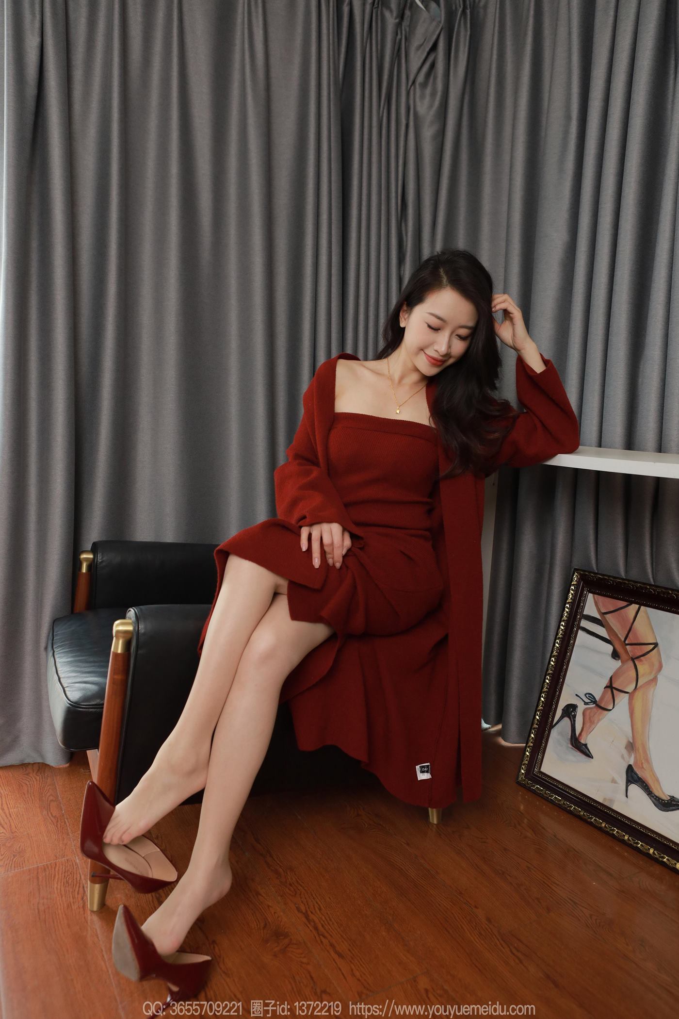 图片[10]-[IESS异思趣向] 2025.01.27 丝享家1961：小婕《红色针织裙（上）》[88P] – 速更版-美库