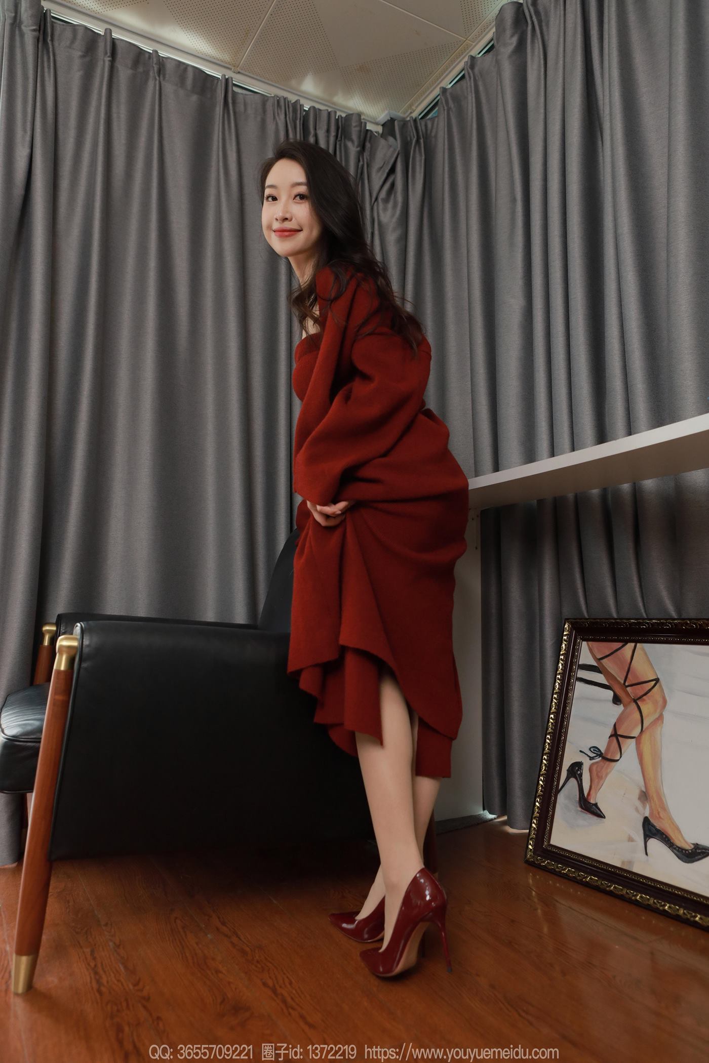 图片[13]-[IESS异思趣向] 2025.01.27 丝享家1961：小婕《红色针织裙（上）》[88P] – 速更版-美库