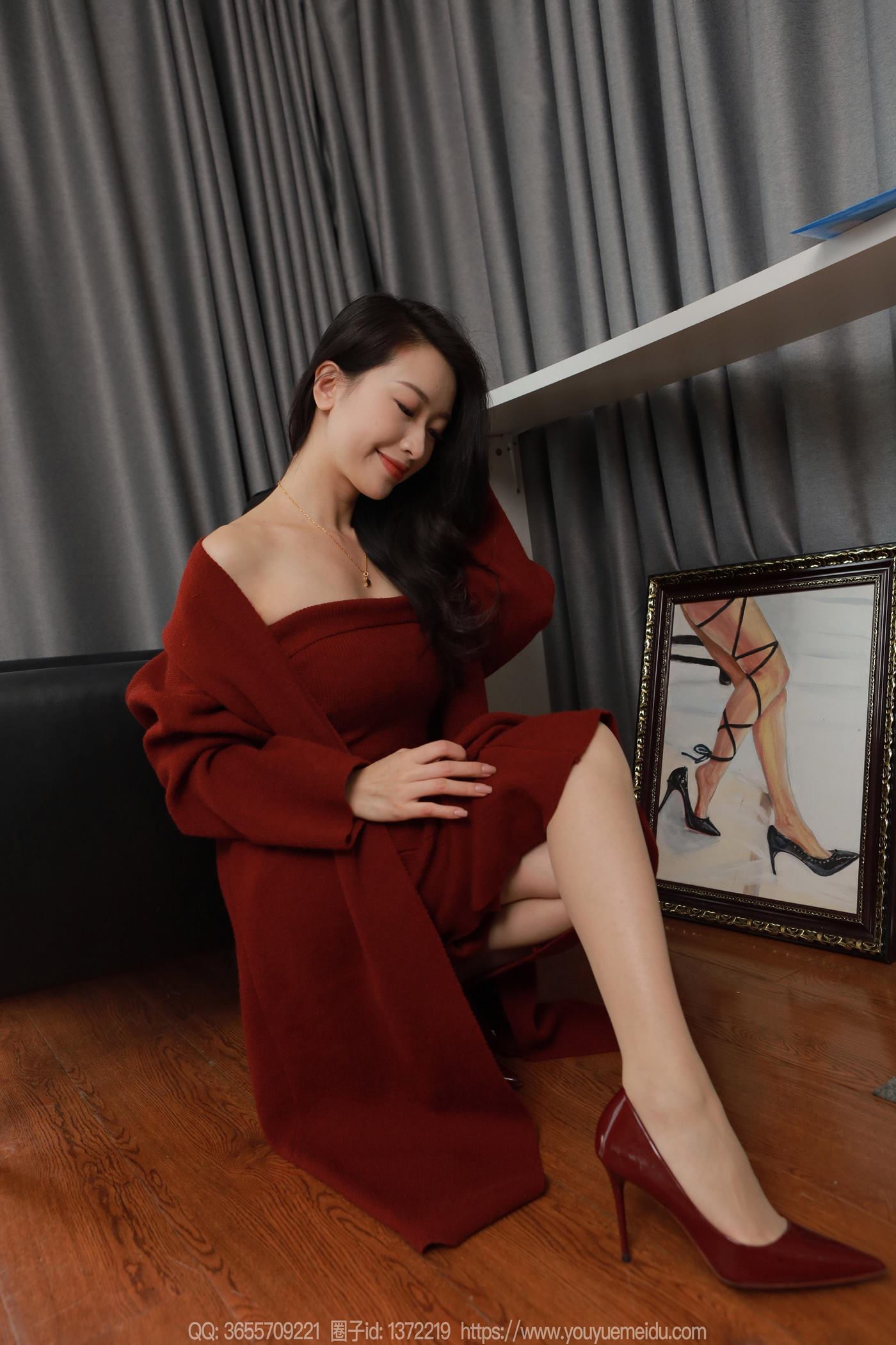 图片[21]-[IESS异思趣向] 2025.01.27 丝享家1961：小婕《红色针织裙（上）》[88P] – 速更版-美库