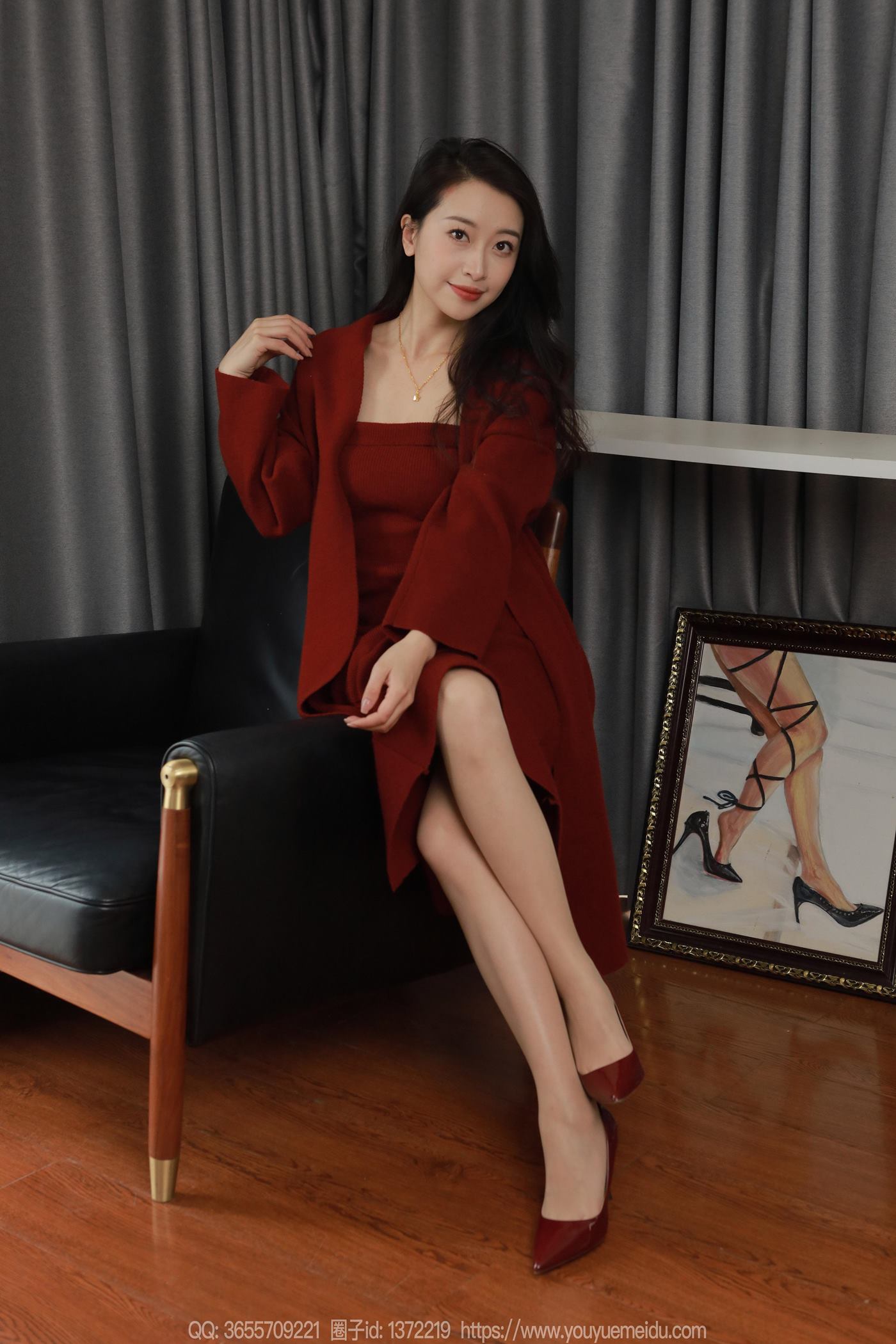 图片[22]-[IESS异思趣向] 2025.01.27 丝享家1961：小婕《红色针织裙（上）》[88P] – 速更版-美库