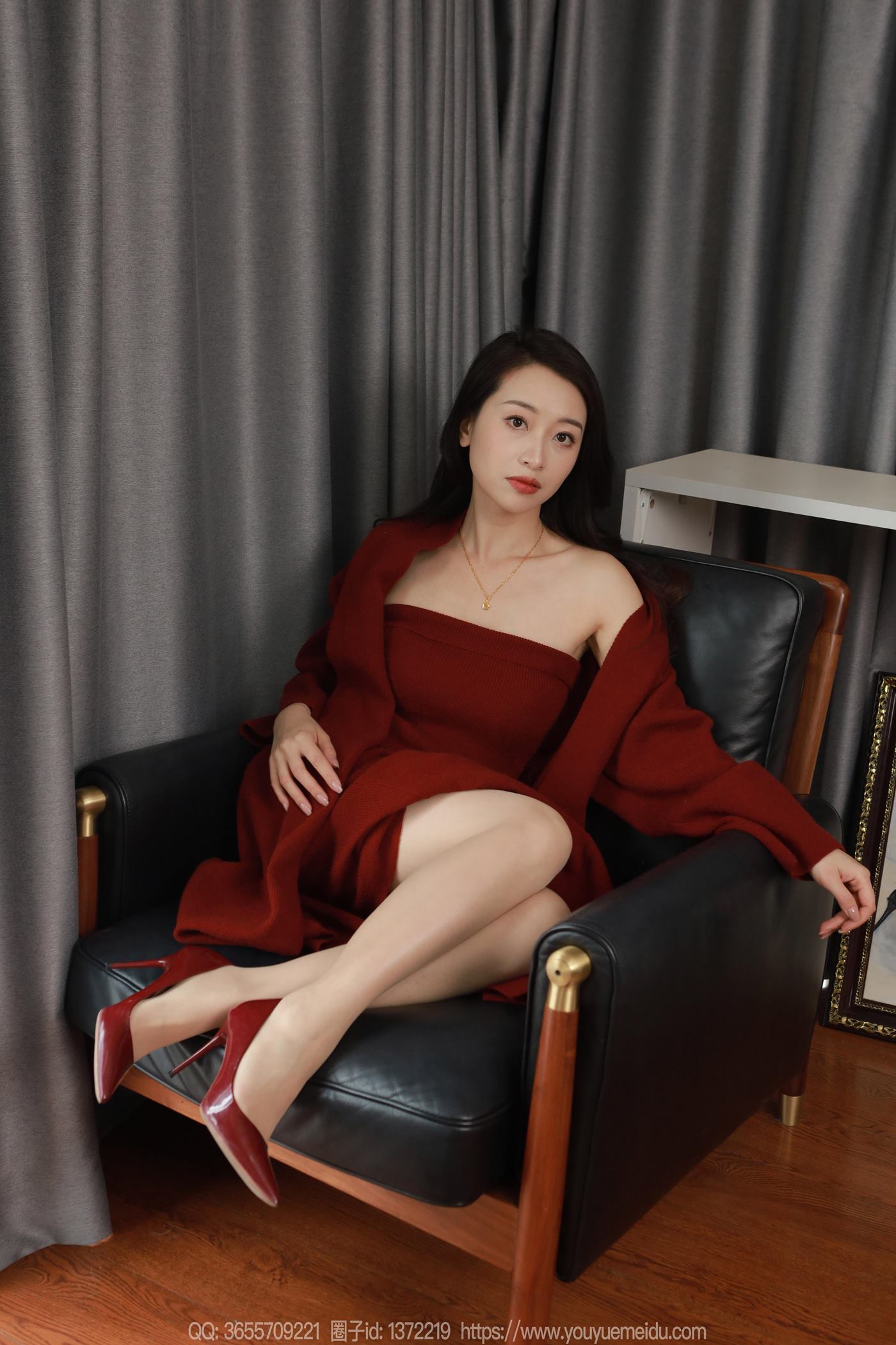 图片[32]-[IESS异思趣向] 2025.01.27 丝享家1961：小婕《红色针织裙（上）》[88P] – 速更版-美库