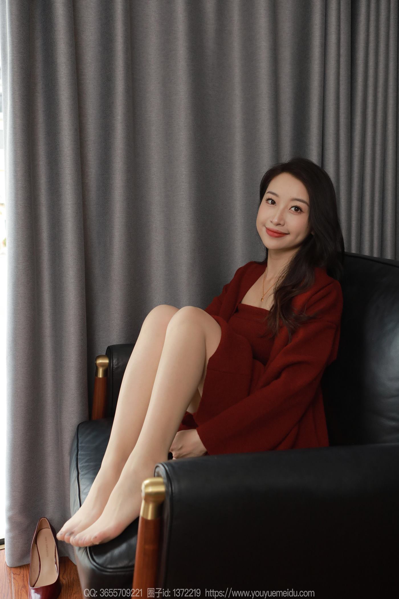 图片[59]-[IESS异思趣向] 2025.01.27 丝享家1961：小婕《红色针织裙（上）》[88P] – 速更版-美库