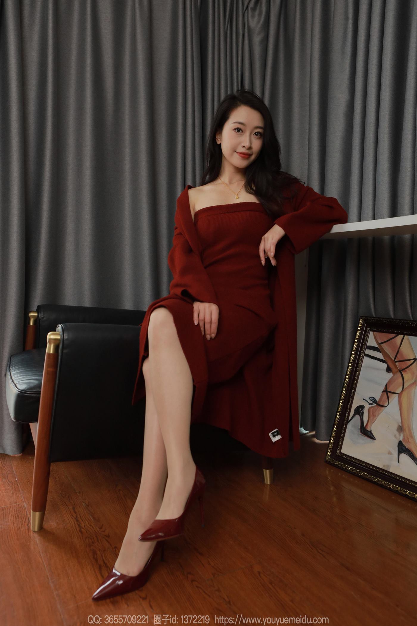 图片[74]-[IESS异思趣向] 2025.01.27 丝享家1961：小婕《红色针织裙（上）》[88P] – 速更版-美库