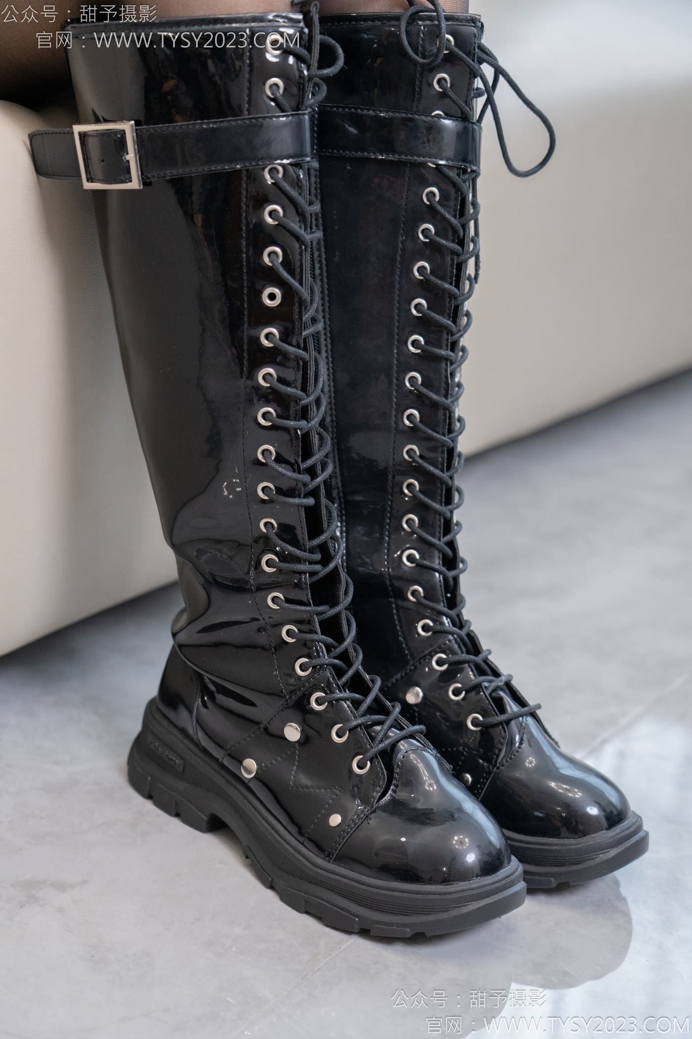 图片[14]-甜予摄影 NO.121 澜澜-长靴、黑丝[105P] – 速更版-美库
