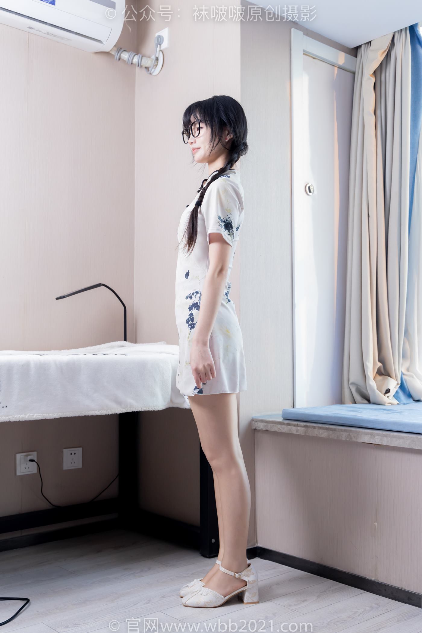 图片[12]-[BoBoSocks袜啵啵]NO.505 甜甜圈-低跟鞋、油亮肉丝、旗袍[140P] – 速更版-美库