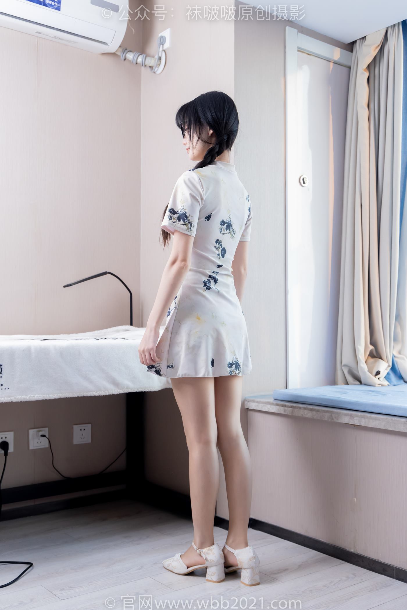 图片[15]-[BoBoSocks袜啵啵]NO.505 甜甜圈-低跟鞋、油亮肉丝、旗袍[140P] – 速更版-美库