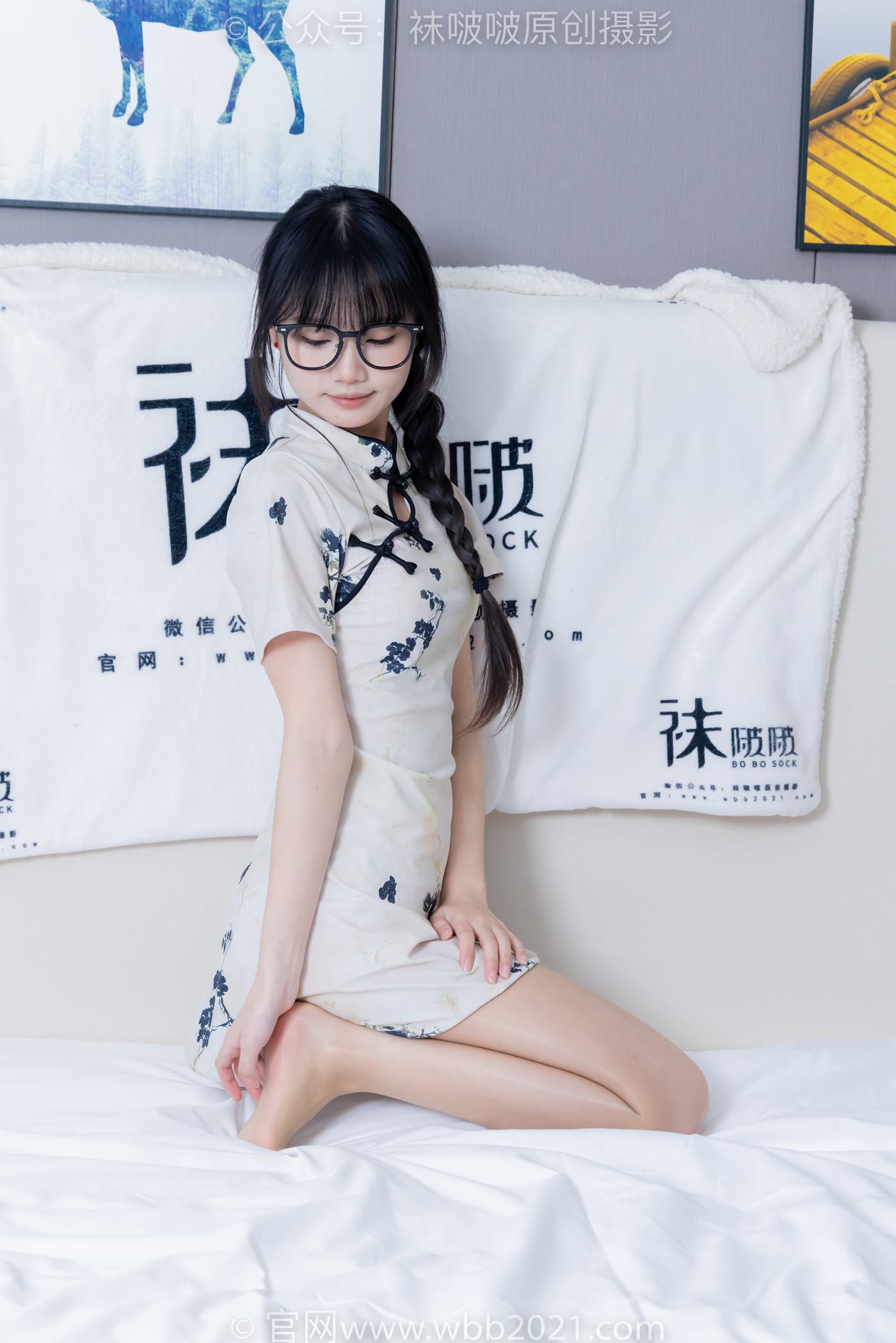 图片[28]-[BoBoSocks袜啵啵]NO.505 甜甜圈-低跟鞋、油亮肉丝、旗袍[140P] – 速更版-美库