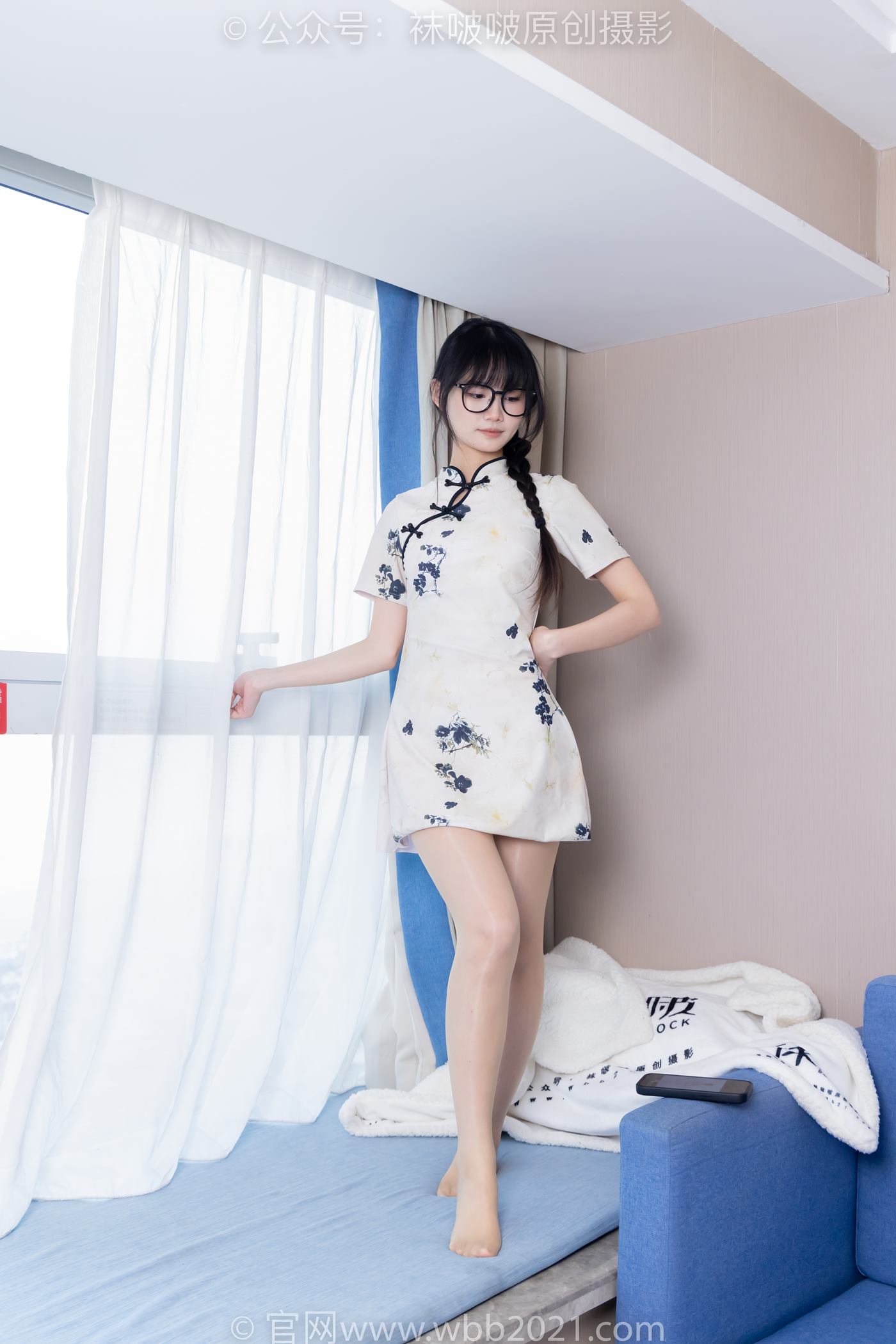 图片[37]-[BoBoSocks袜啵啵]NO.505 甜甜圈-低跟鞋、油亮肉丝、旗袍[140P] – 速更版-美库