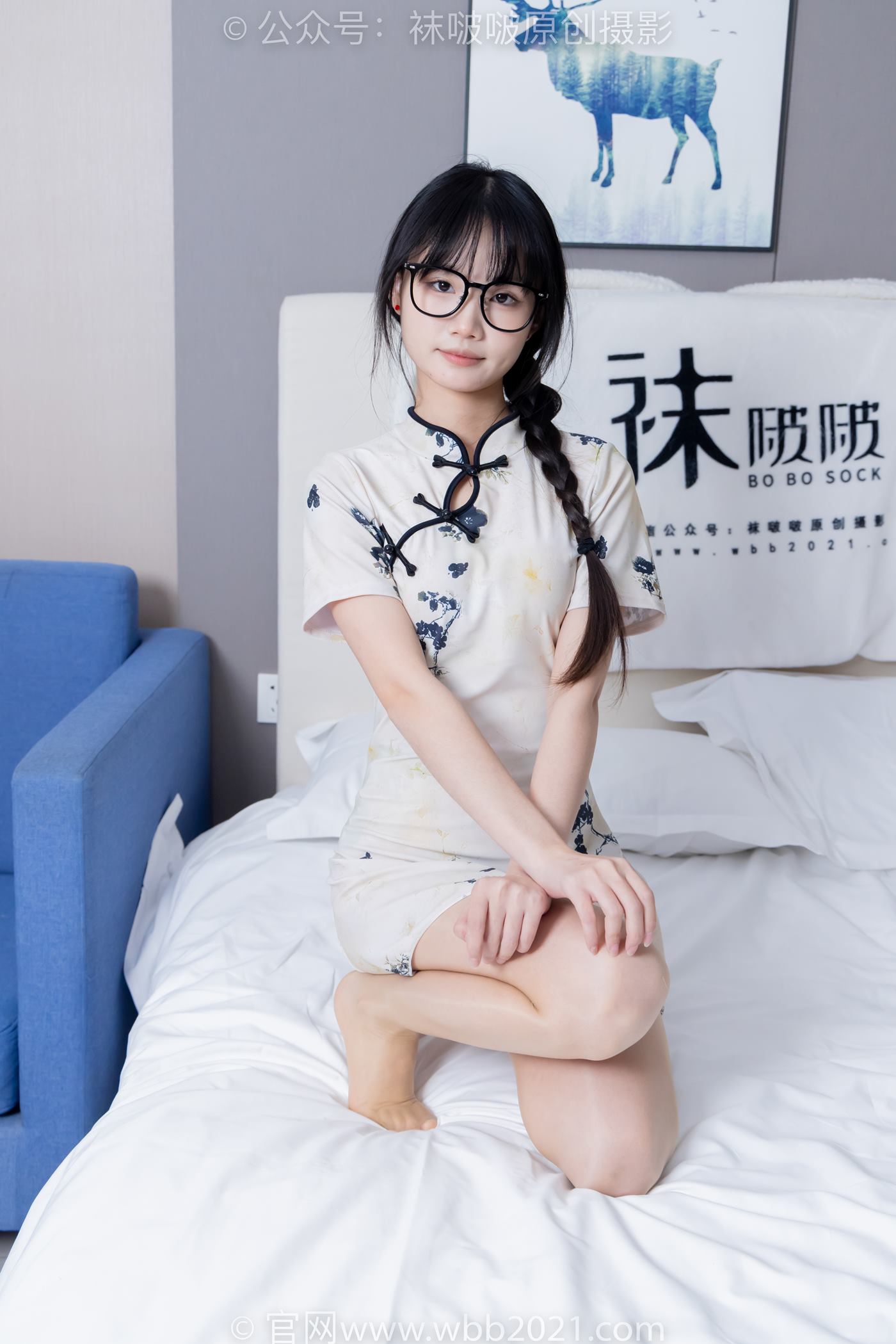 图片[38]-[BoBoSocks袜啵啵]NO.505 甜甜圈-低跟鞋、油亮肉丝、旗袍[140P] – 速更版-美库