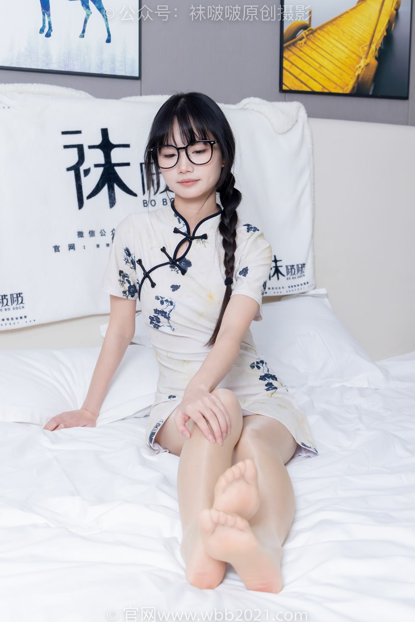 图片[42]-[BoBoSocks袜啵啵]NO.505 甜甜圈-低跟鞋、油亮肉丝、旗袍[140P] – 速更版-美库