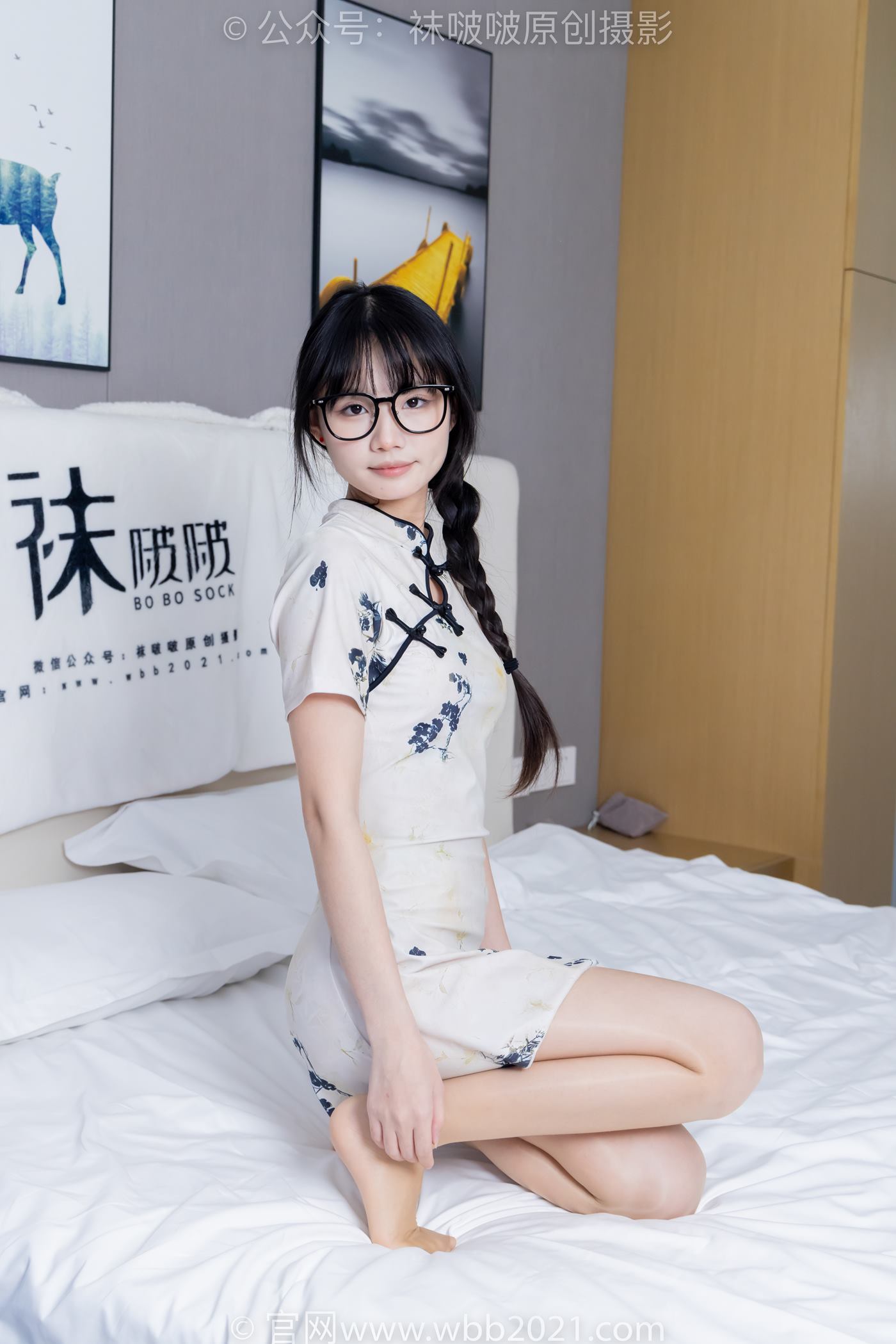 图片[46]-[BoBoSocks袜啵啵]NO.505 甜甜圈-低跟鞋、油亮肉丝、旗袍[140P] – 速更版-美库