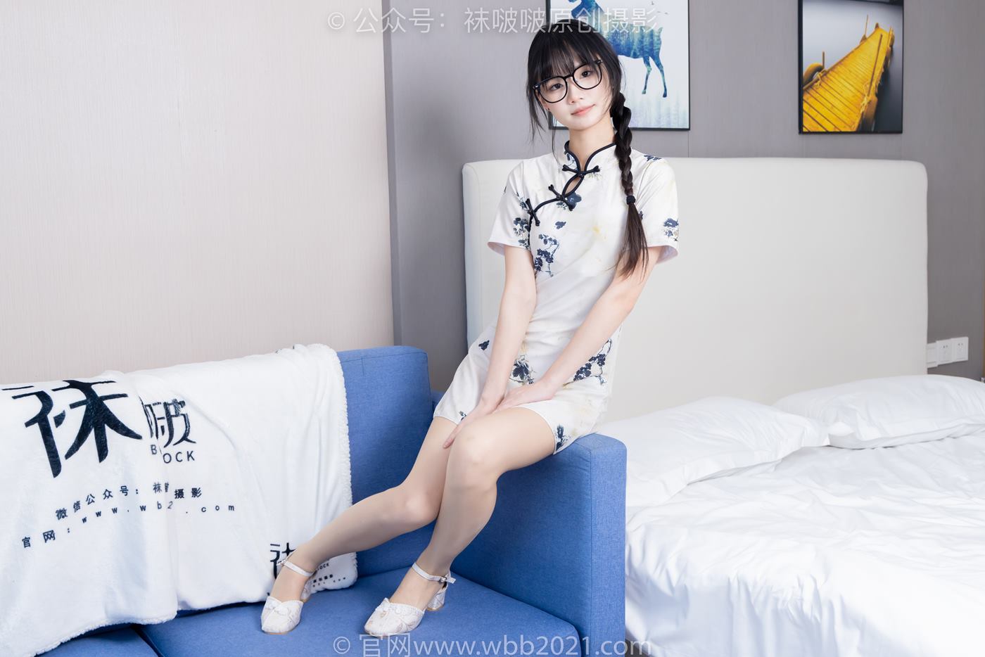 图片[101]-[BoBoSocks袜啵啵]NO.505 甜甜圈-低跟鞋、油亮肉丝、旗袍[140P] – 速更版-美库