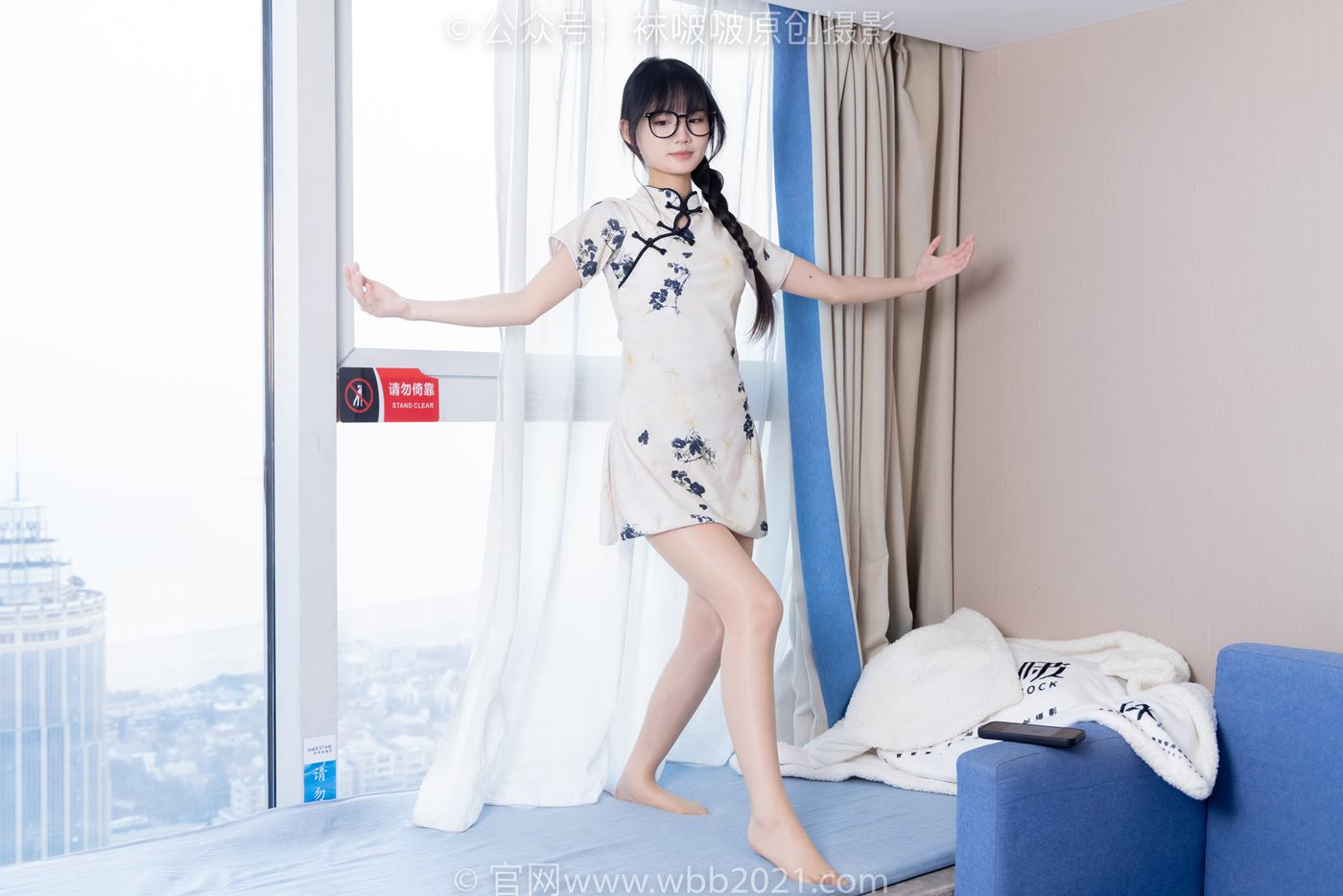 图片[102]-[BoBoSocks袜啵啵]NO.505 甜甜圈-低跟鞋、油亮肉丝、旗袍[140P] – 速更版-美库